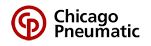 Chicago Pneumatic logo with red circular icon and black text