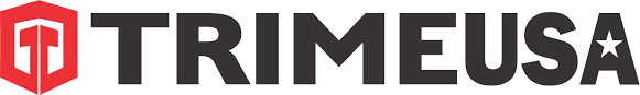 Trime USA logo with a red shield and a white emblem