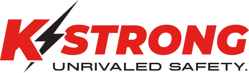 K-Strong logo with lightning bolt and tagline 'Unrivaled Safety'.