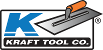 Kraft Tool Co. logo with a saw and a tool in a graphic design