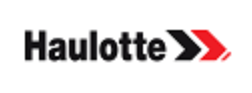 Haulotte logo with black text and red arrow symbols
