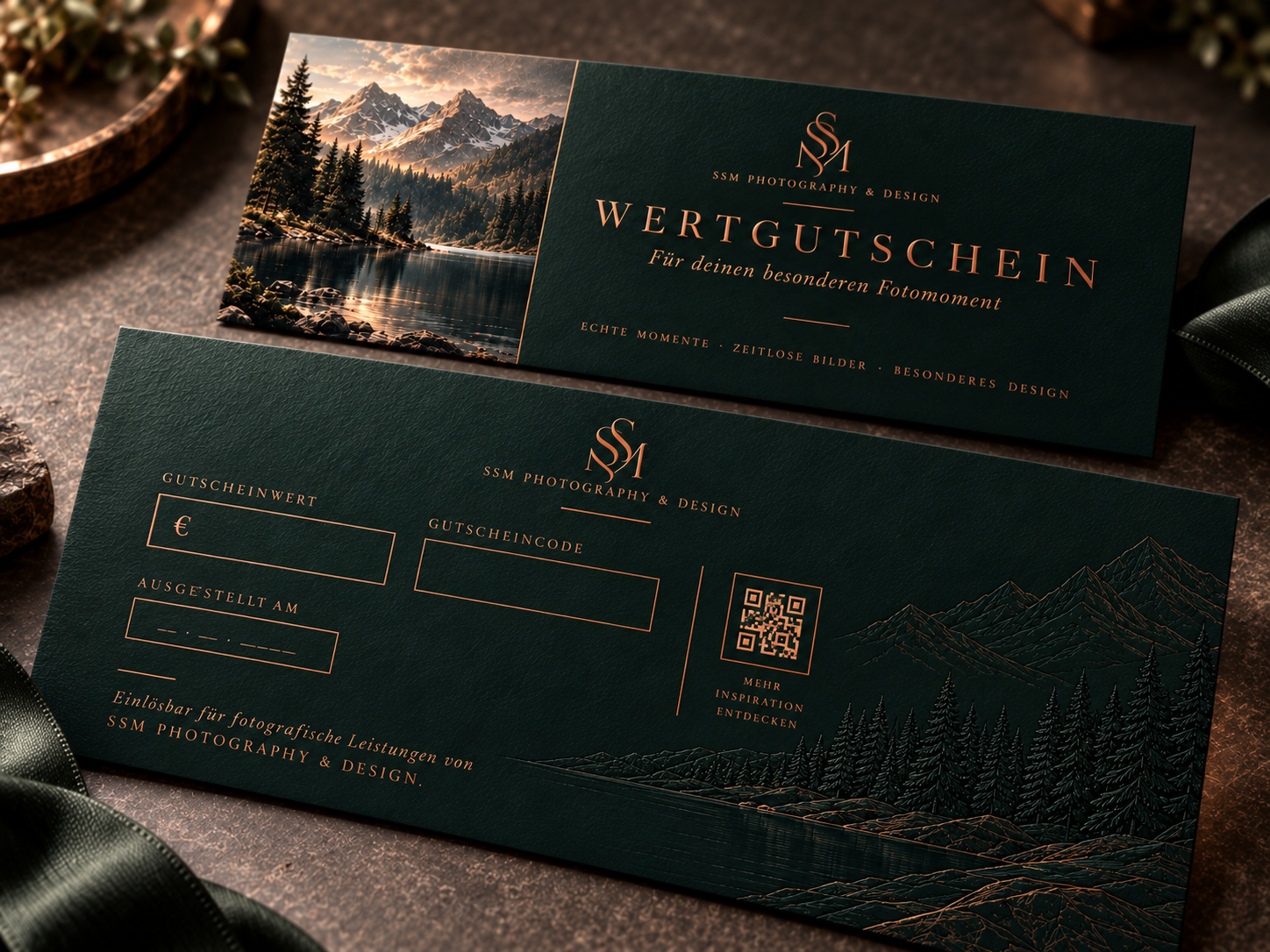 Luxuriöser Waldgrüner Fotogutschein.png