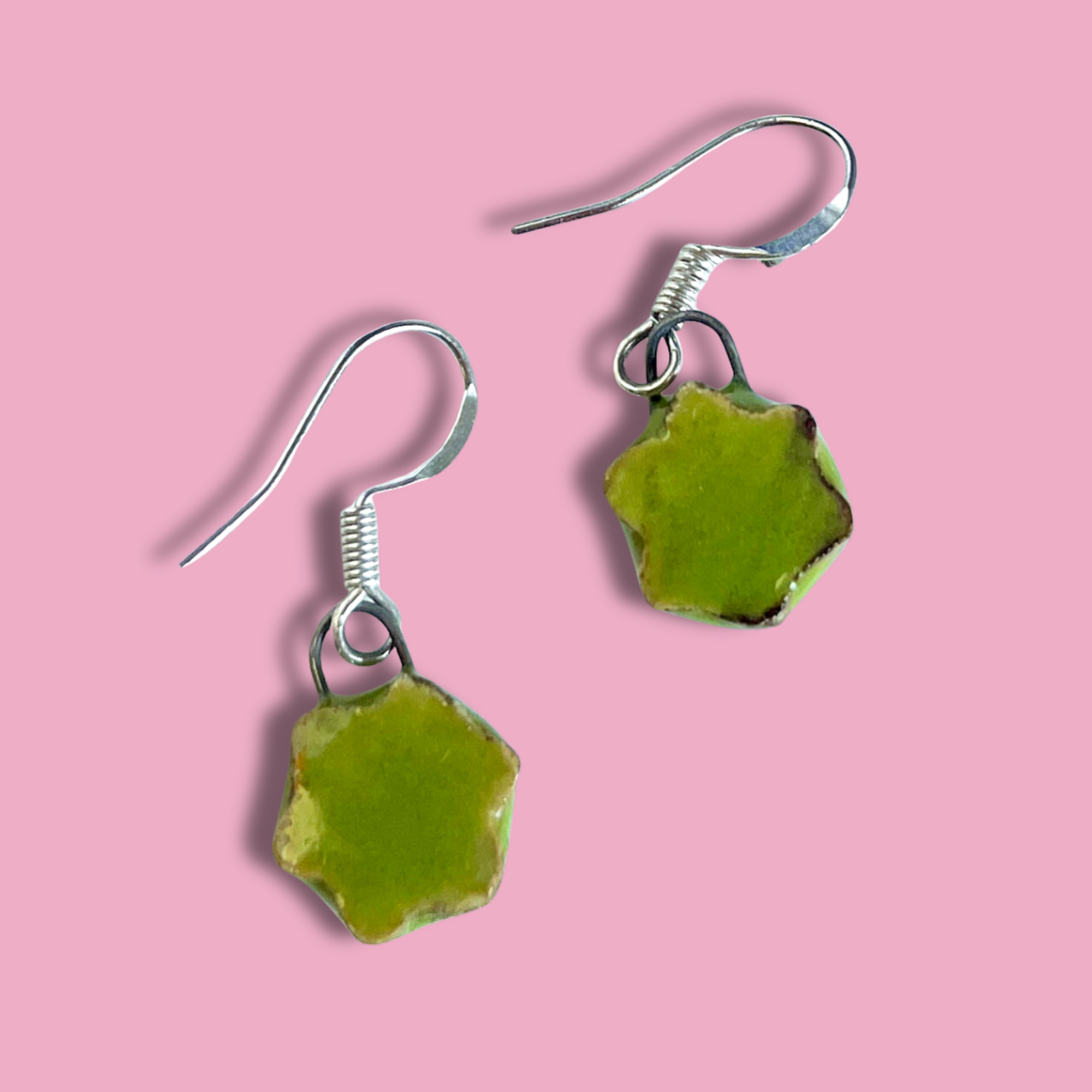 Teensy Green Stars - Earrings (2).png