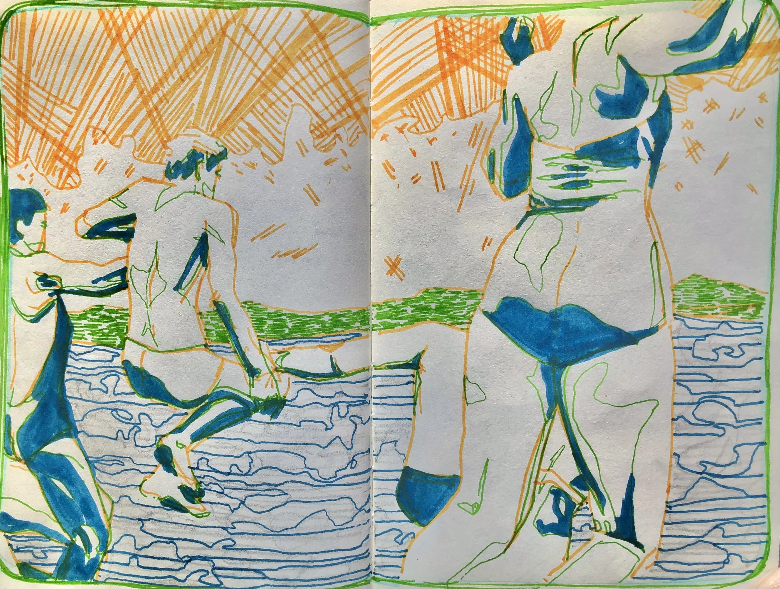 Sketchbook Page, Marker