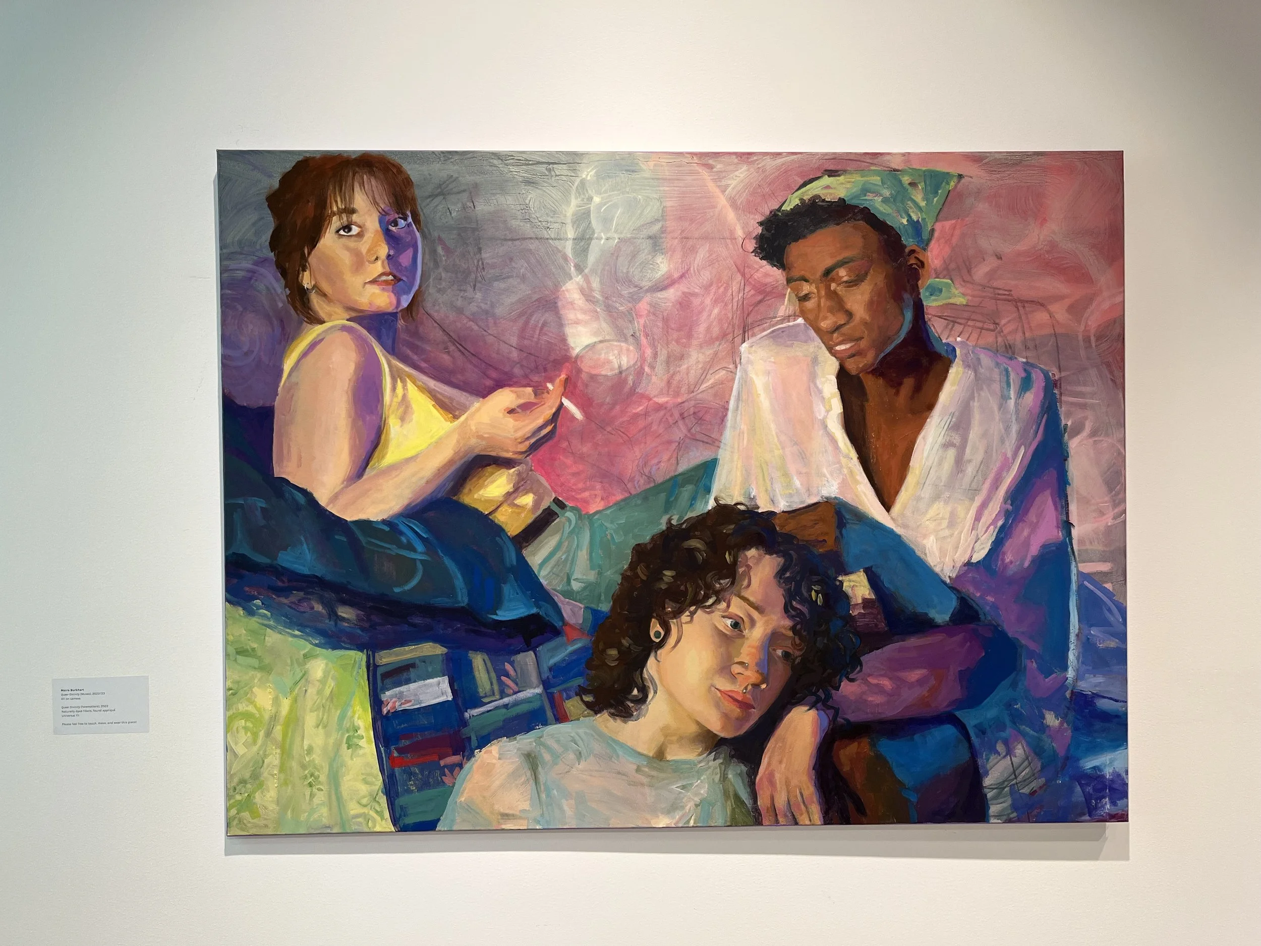 Girlhood, Oil Paint