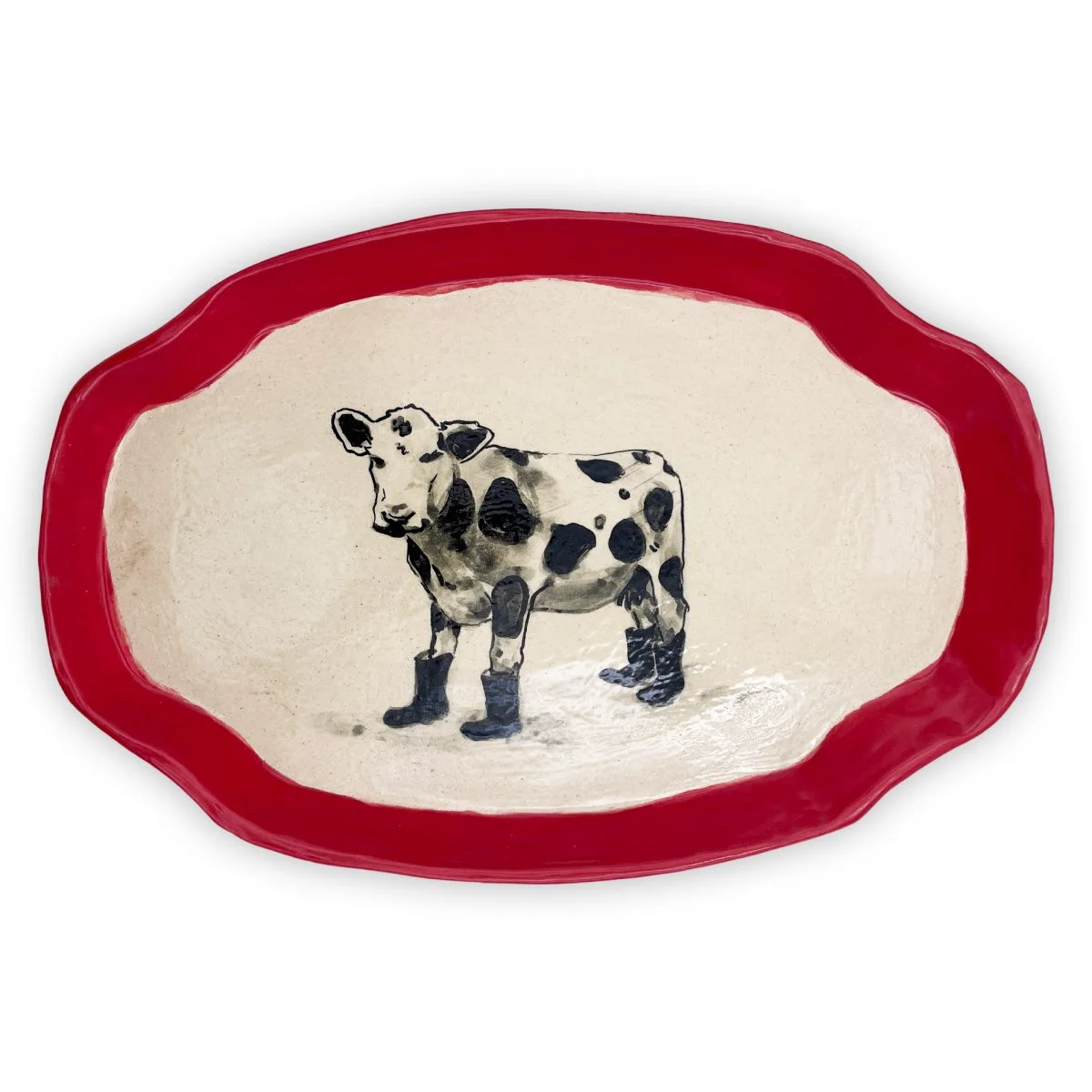 "Top Secret" Cow Platter