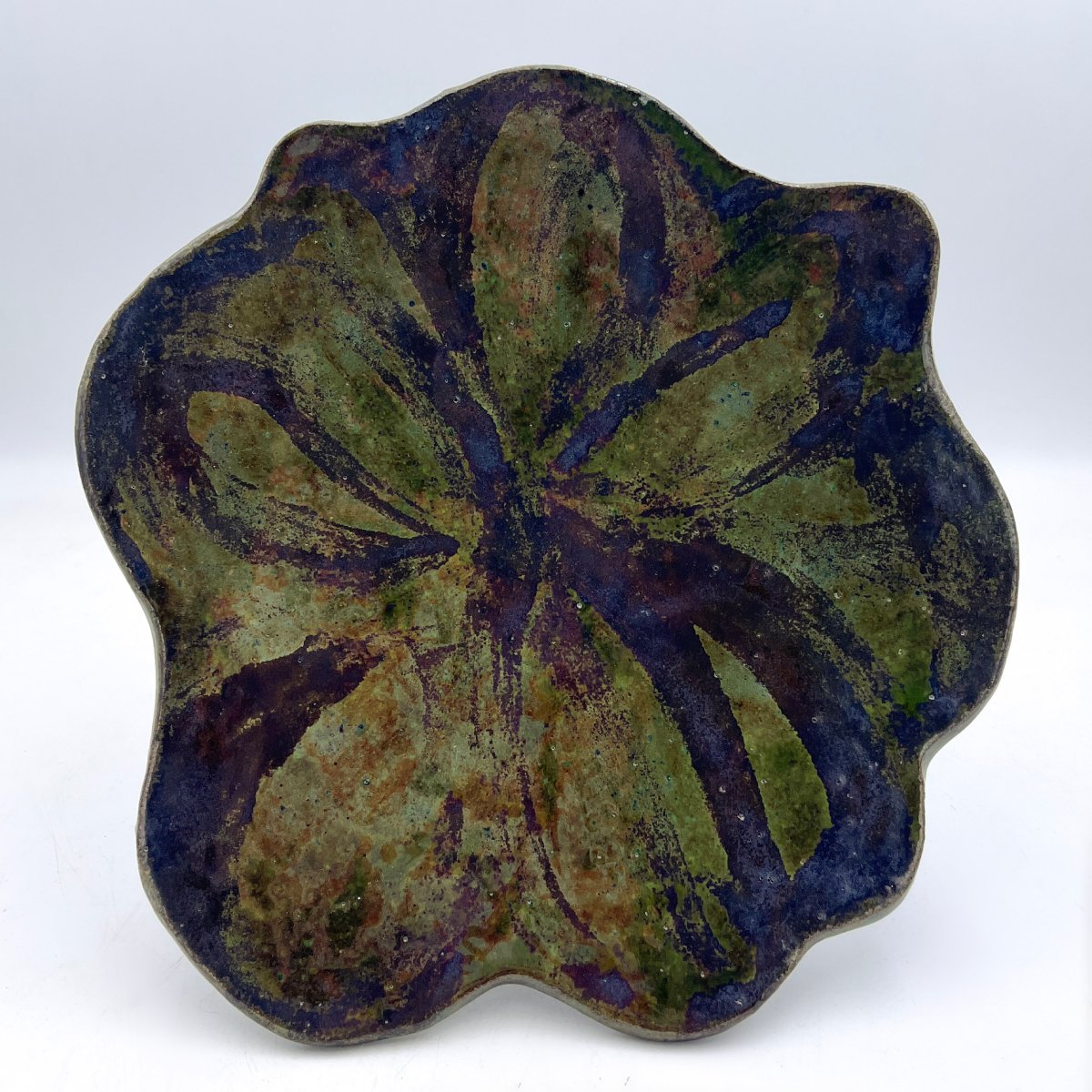 Leaf Glitter Platter