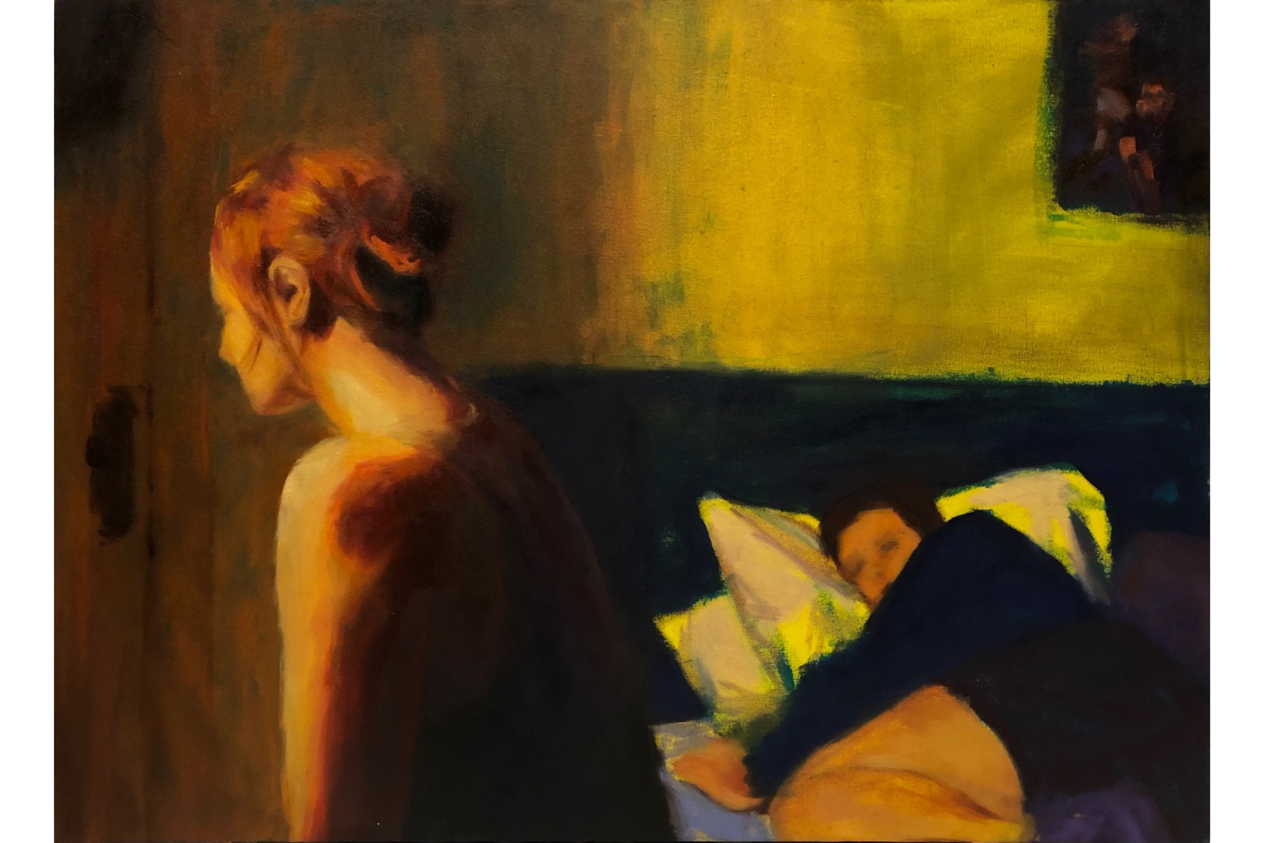 Sought and Seeking, Oil Paint
