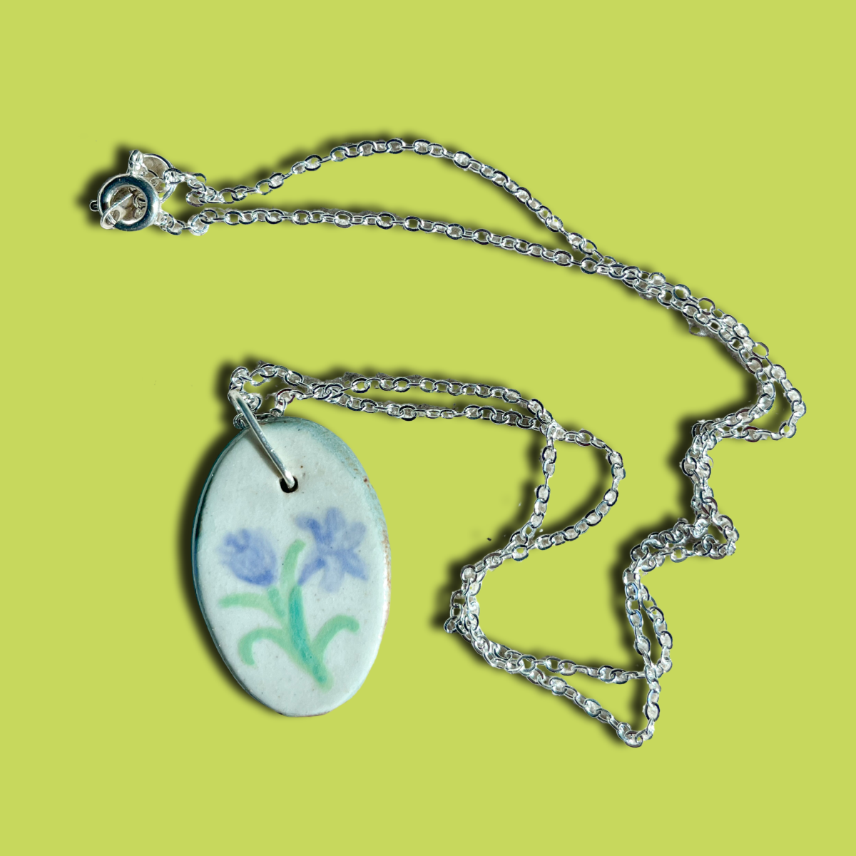 Purple Flora - Pendant Necklace