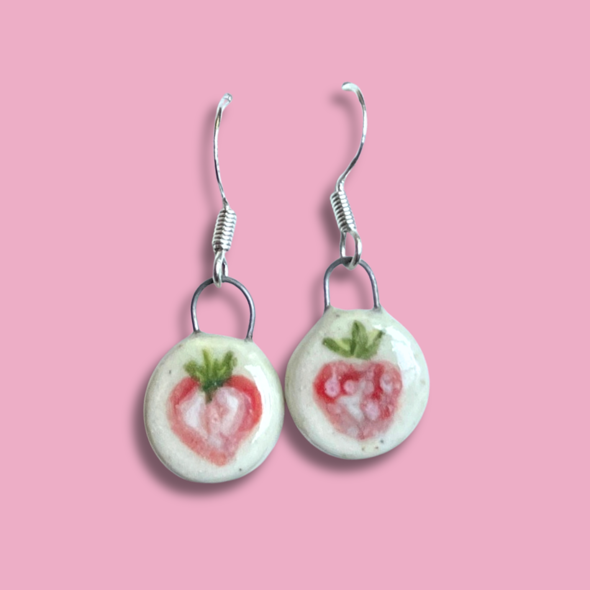 Teensy Strawberries V2 - Earrings