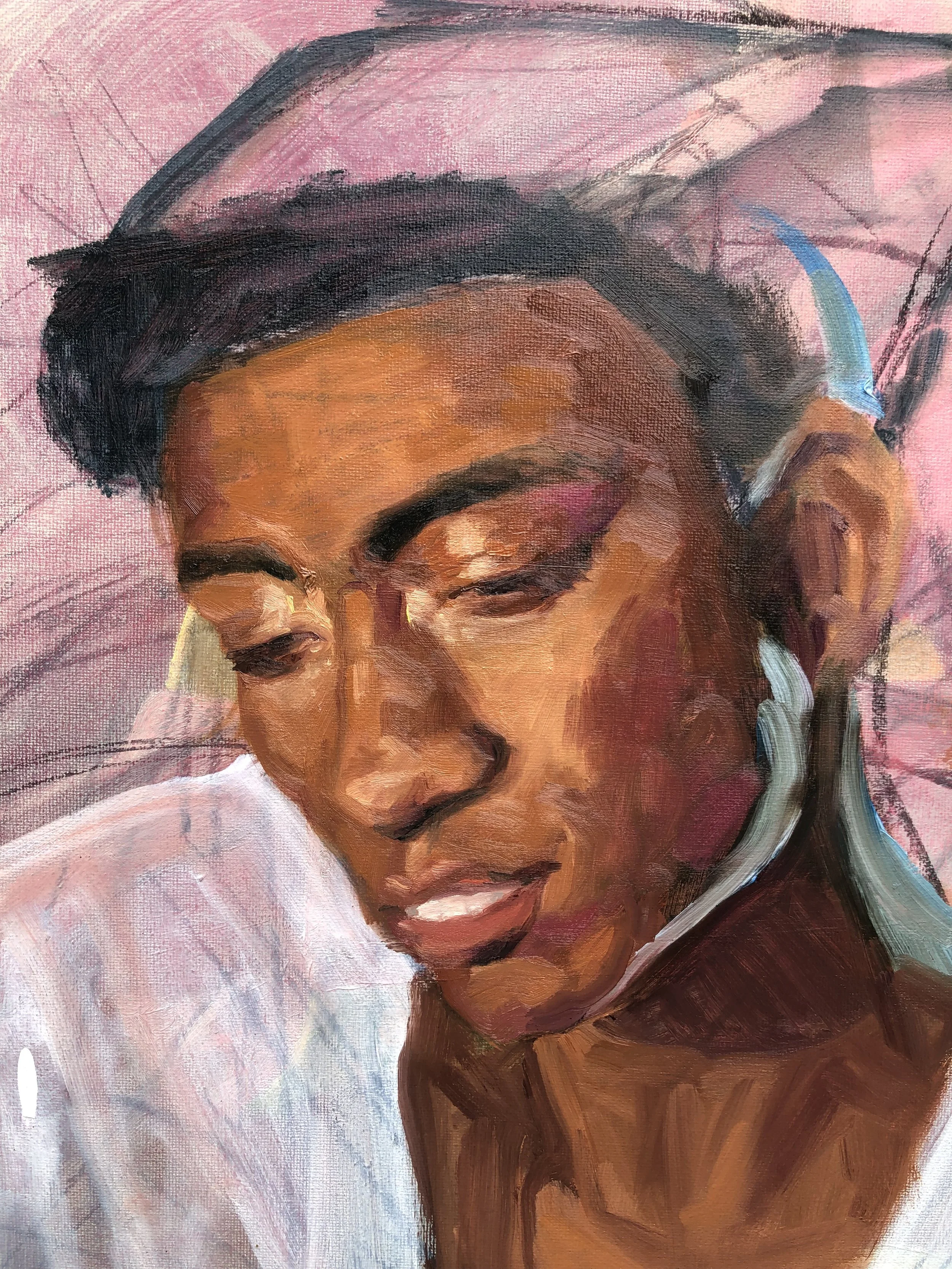 Girlhood WIP, Oil Paint 