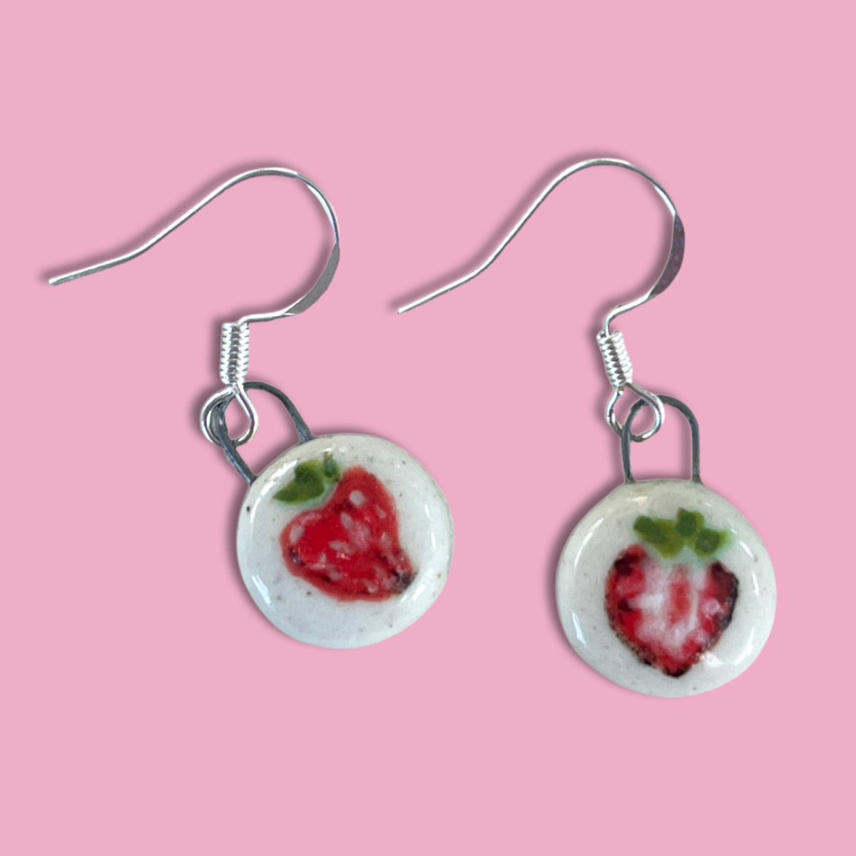 Teensy Strawberries - Earrings