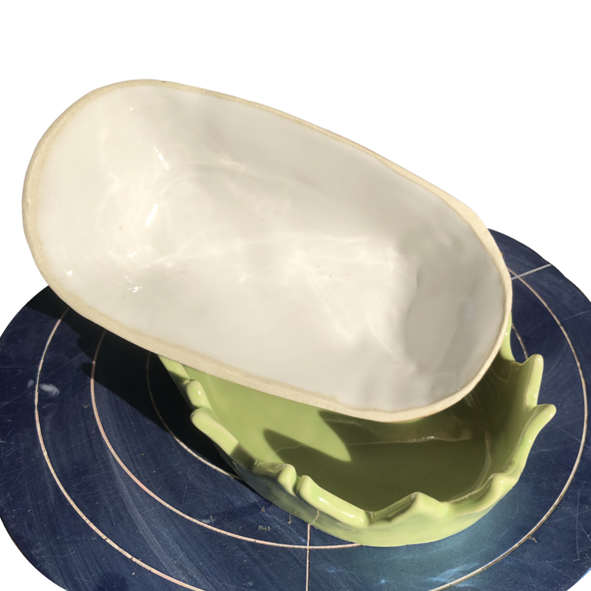 Daisy Cow Butter Dish