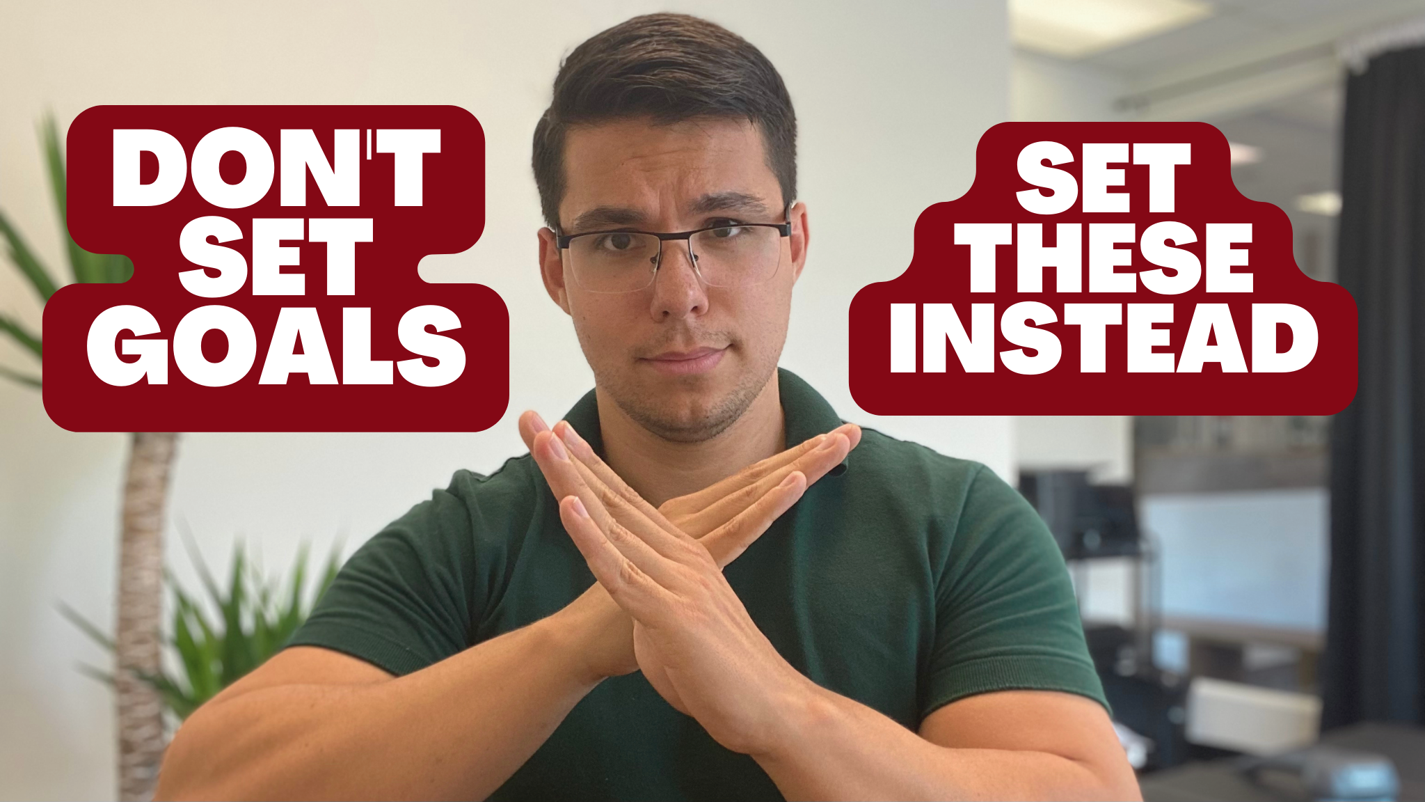 GOALS are NOT Important
