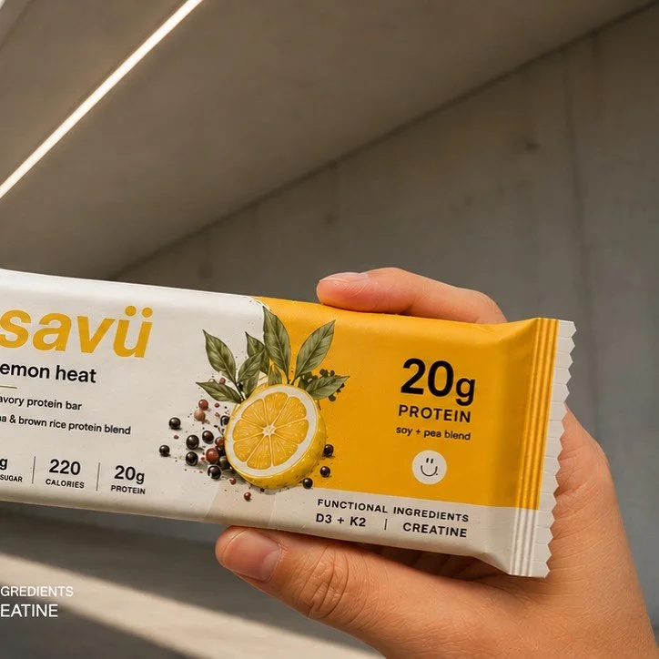 Introducing a brand new line of savory protein bars:
Sav&uuml; - Savor You. 

🫶We Savor You🫶