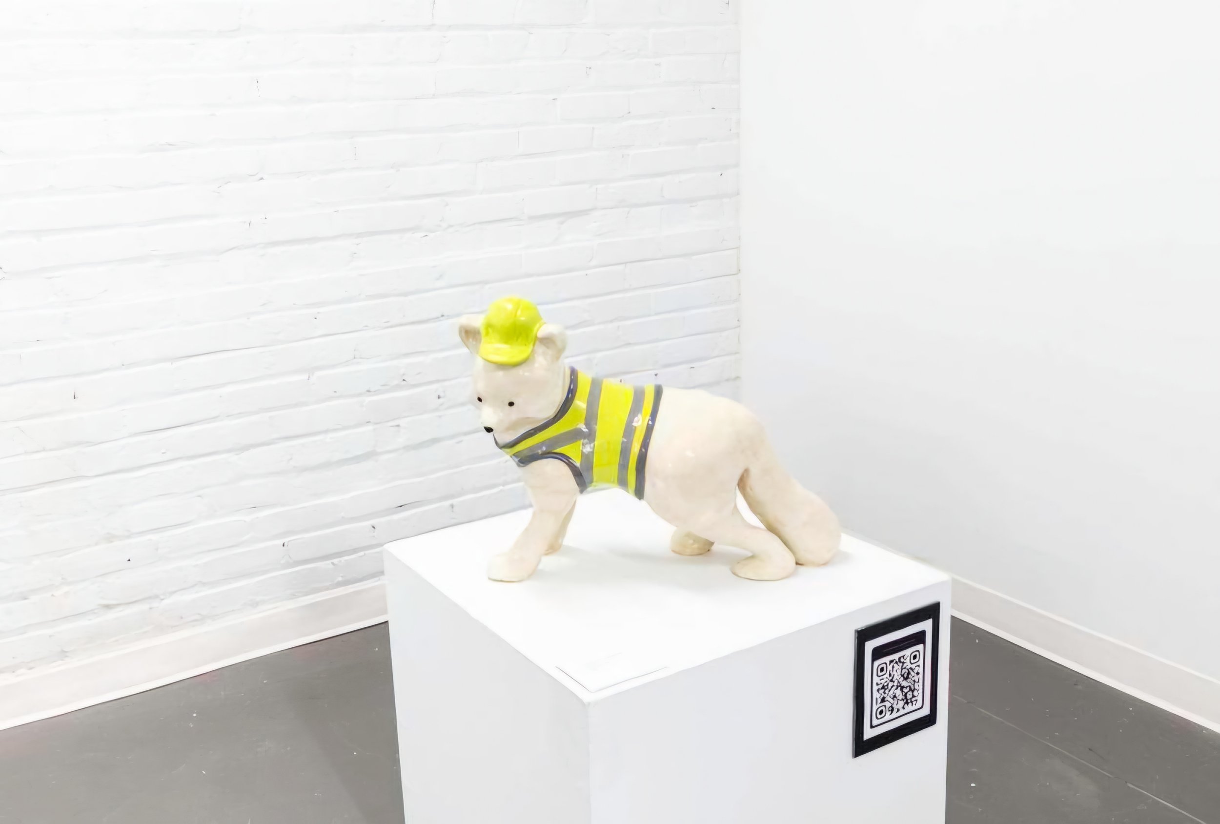 Arctic Fox Construction Worker