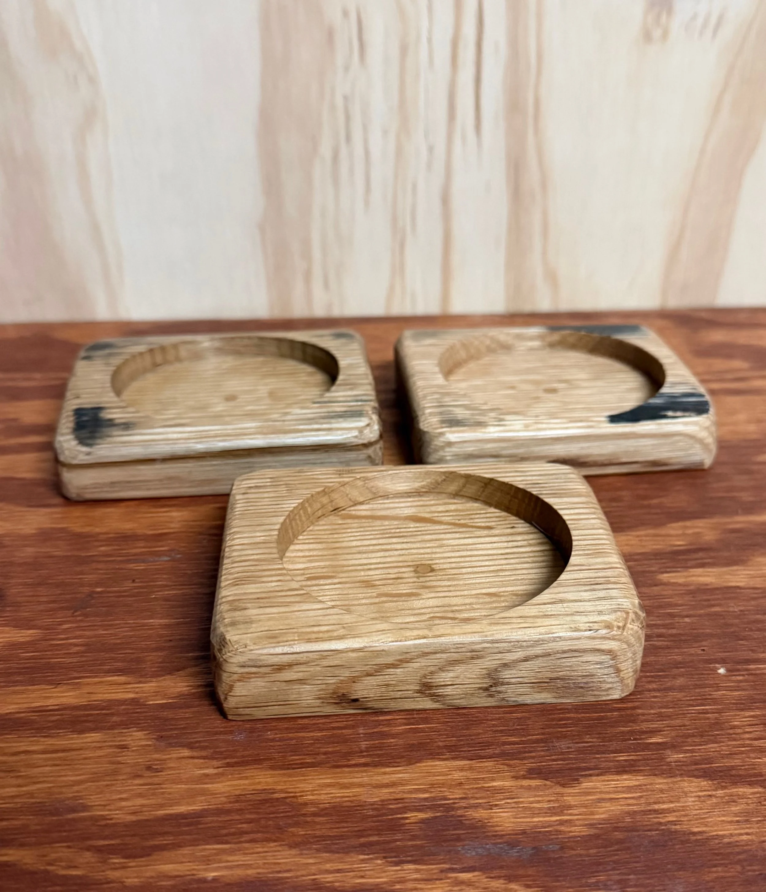 Whiskey Barrel Stave Coasters