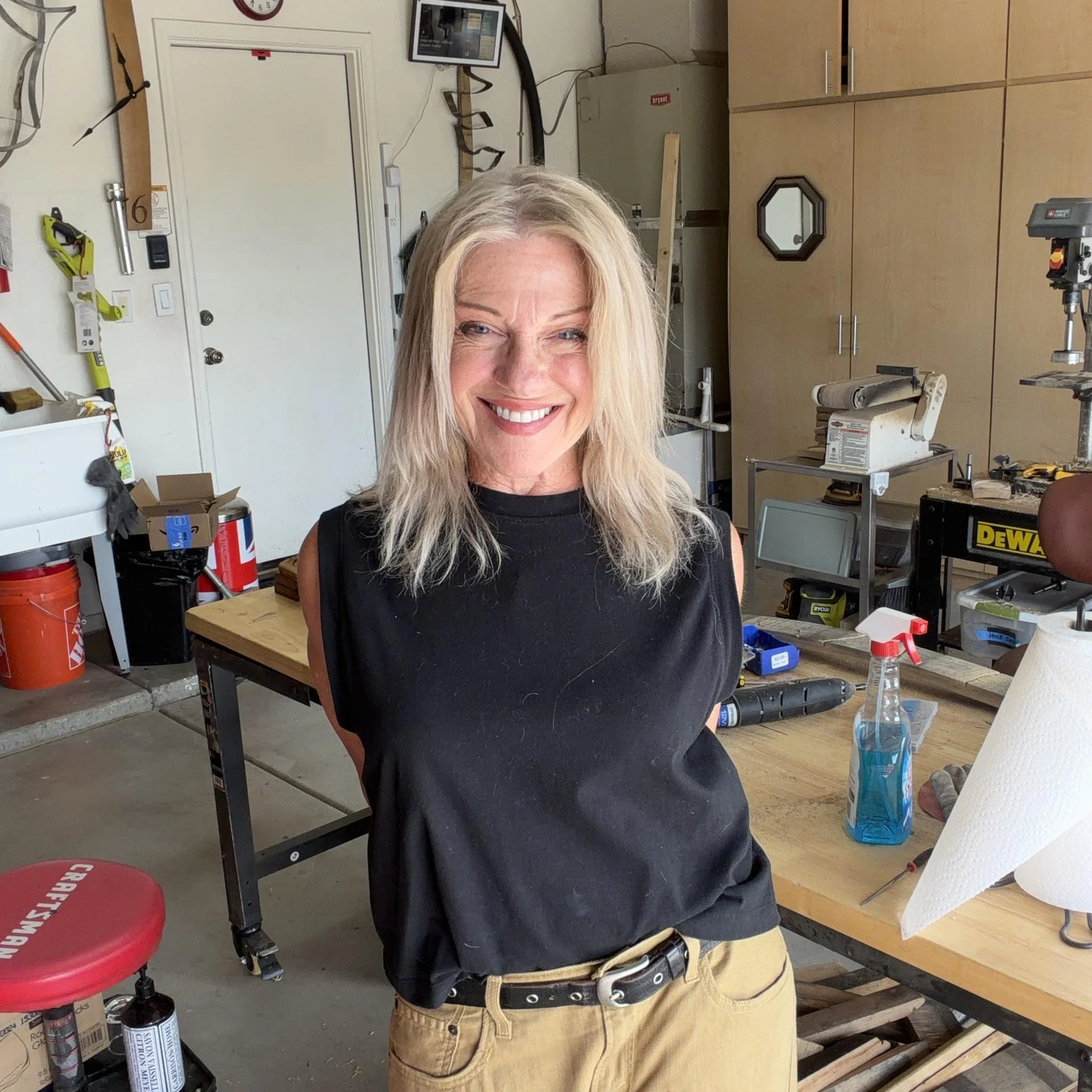 Melissa Kenis, Barrely Made owner, in her workshop