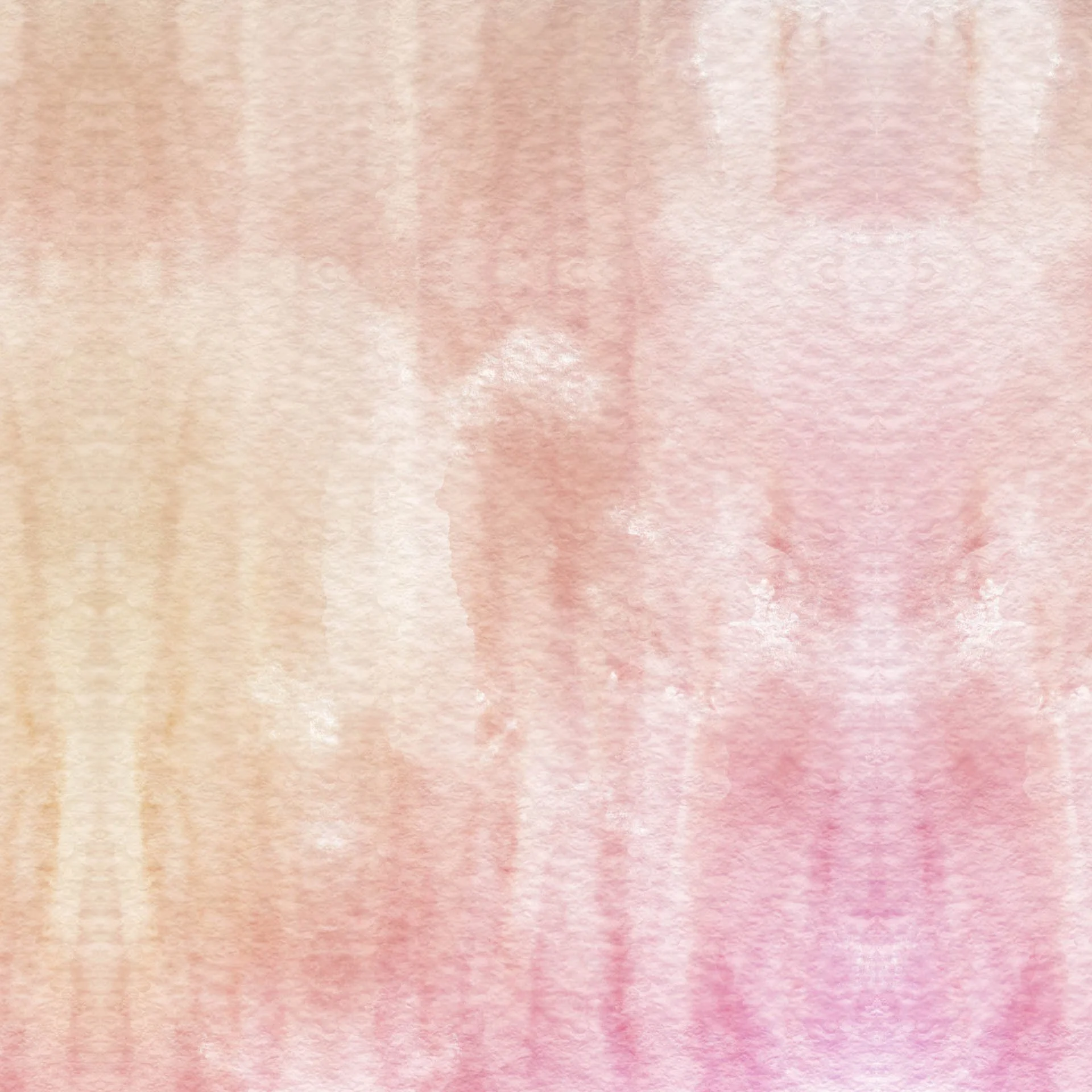 Watercolor wash of pinks and oranges.