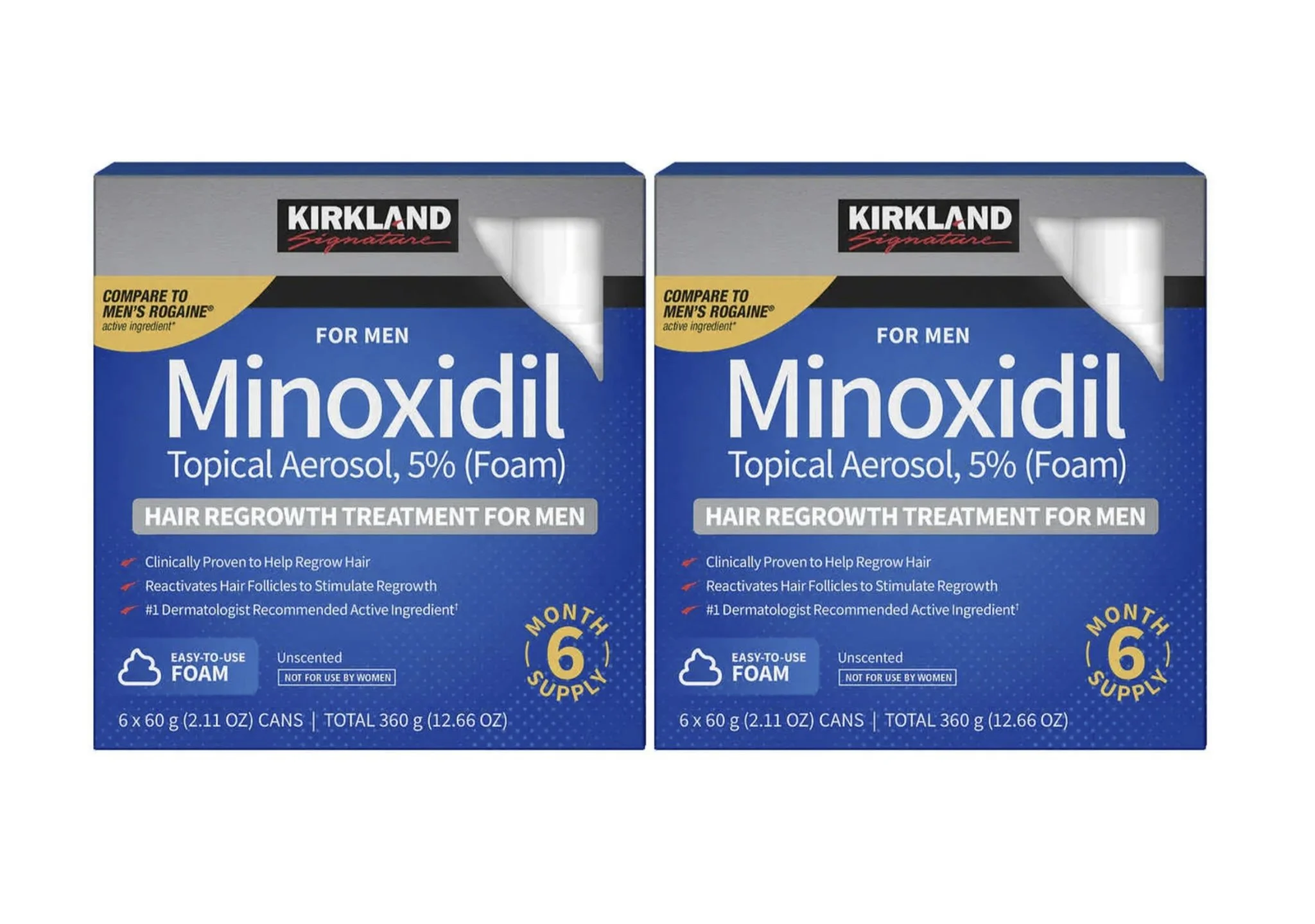 Kirkland Signature 5% Minoxidil Foam - 12 Month Supply