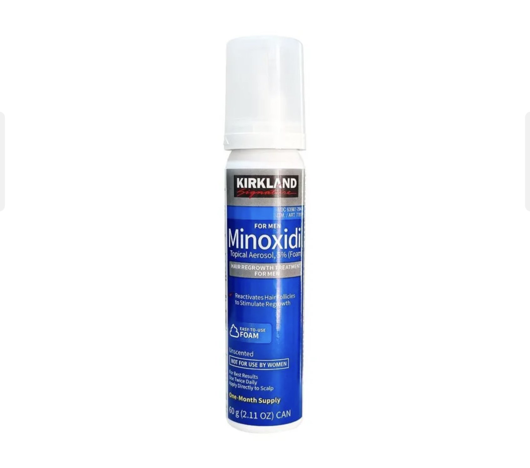 Kirkland Signature 5% Minoxidil Foam - 1 Month Supply