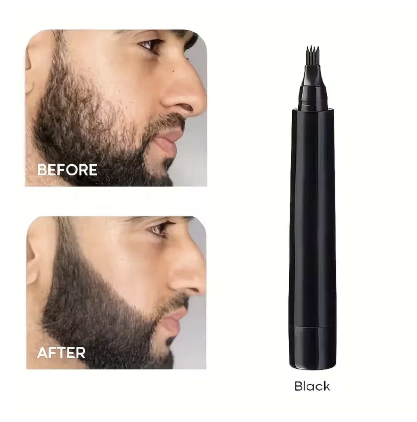 Beard & Eyebrow Enhancer Pen - BLACK ( ADD ON ITEM ONLY )