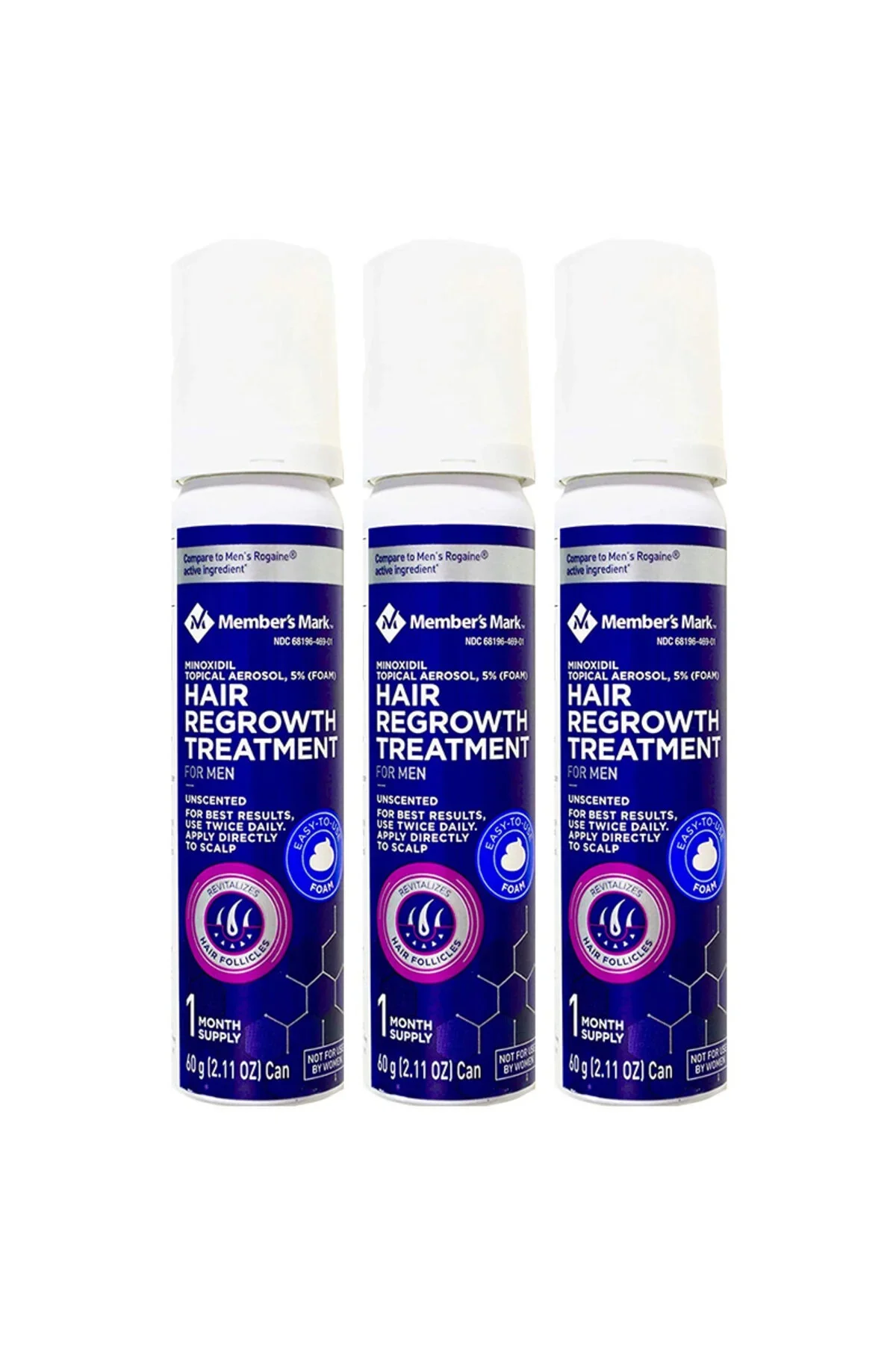 MEMBERS MARK 5% MINOXIDIL FOAM - 3 MONTH SUPPLY
