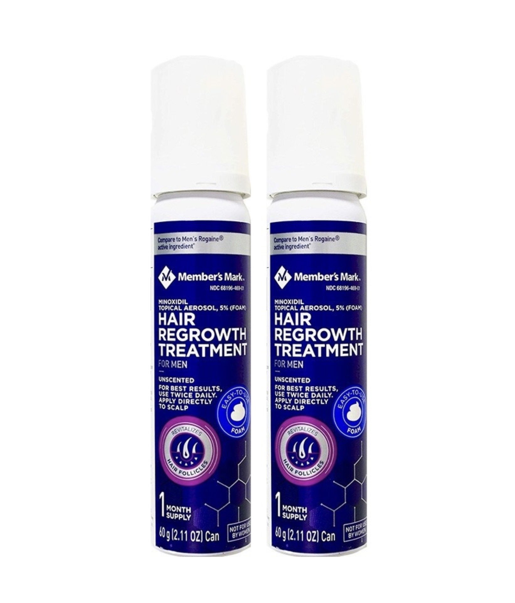 MEMBERS MARK 5% MINOXIDIL FOAM - 2 MONTH SUPPLY