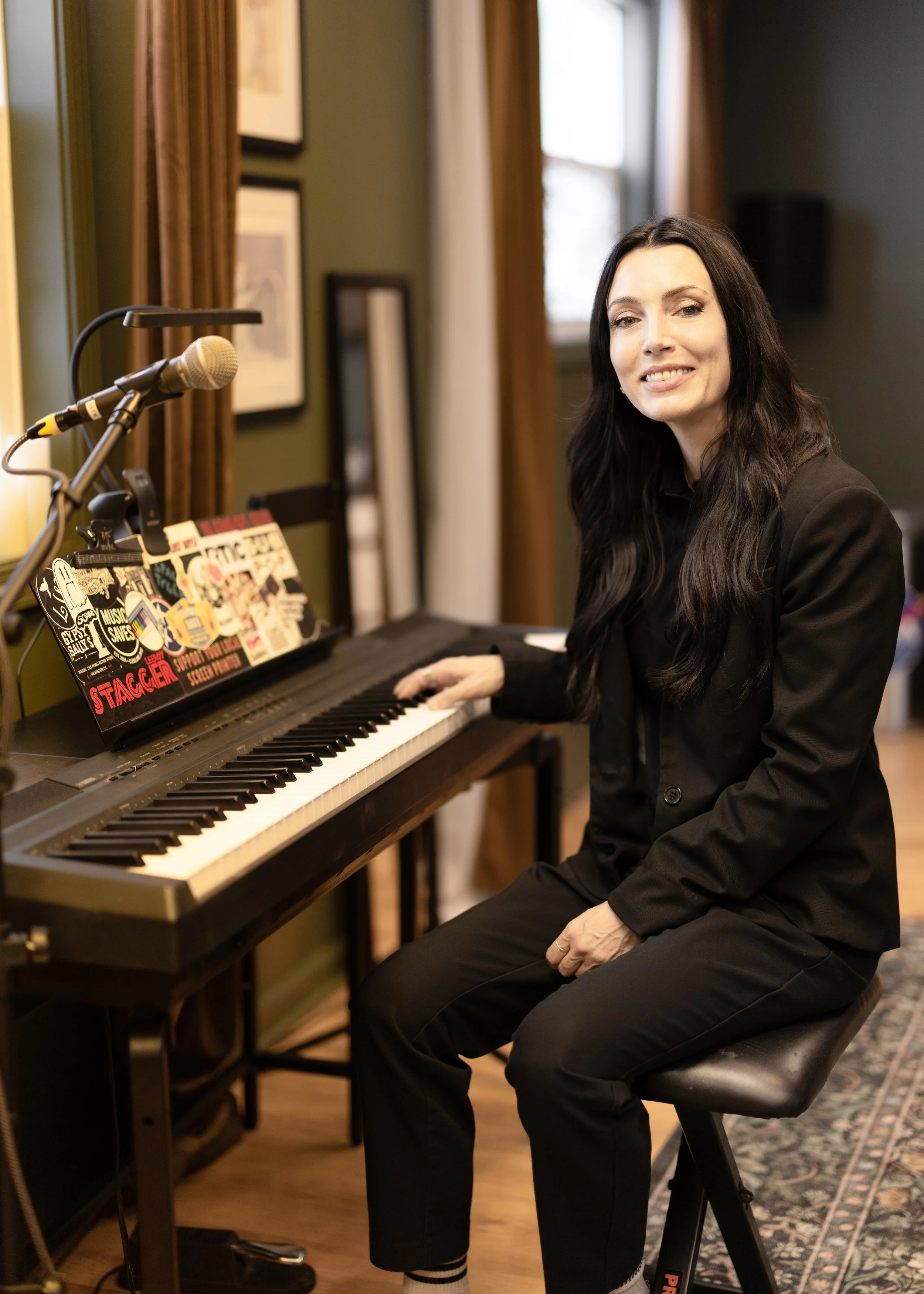 playing piano