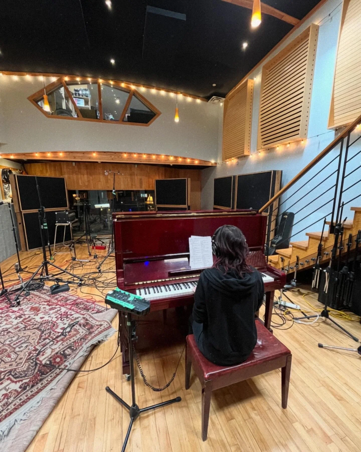 Professional piano recording studio