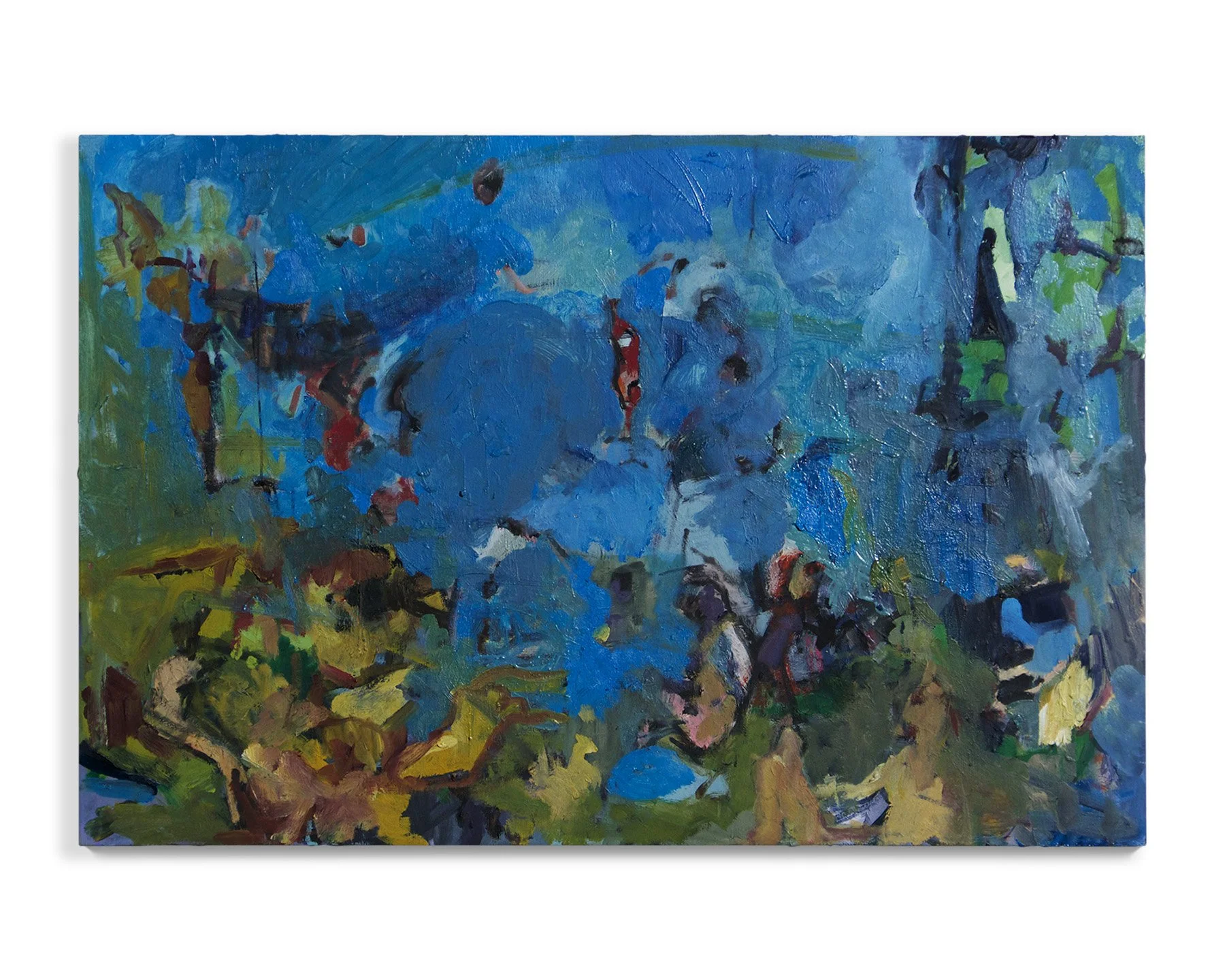 Untitled, 2015. Oil on claybord, 36 x 24 in