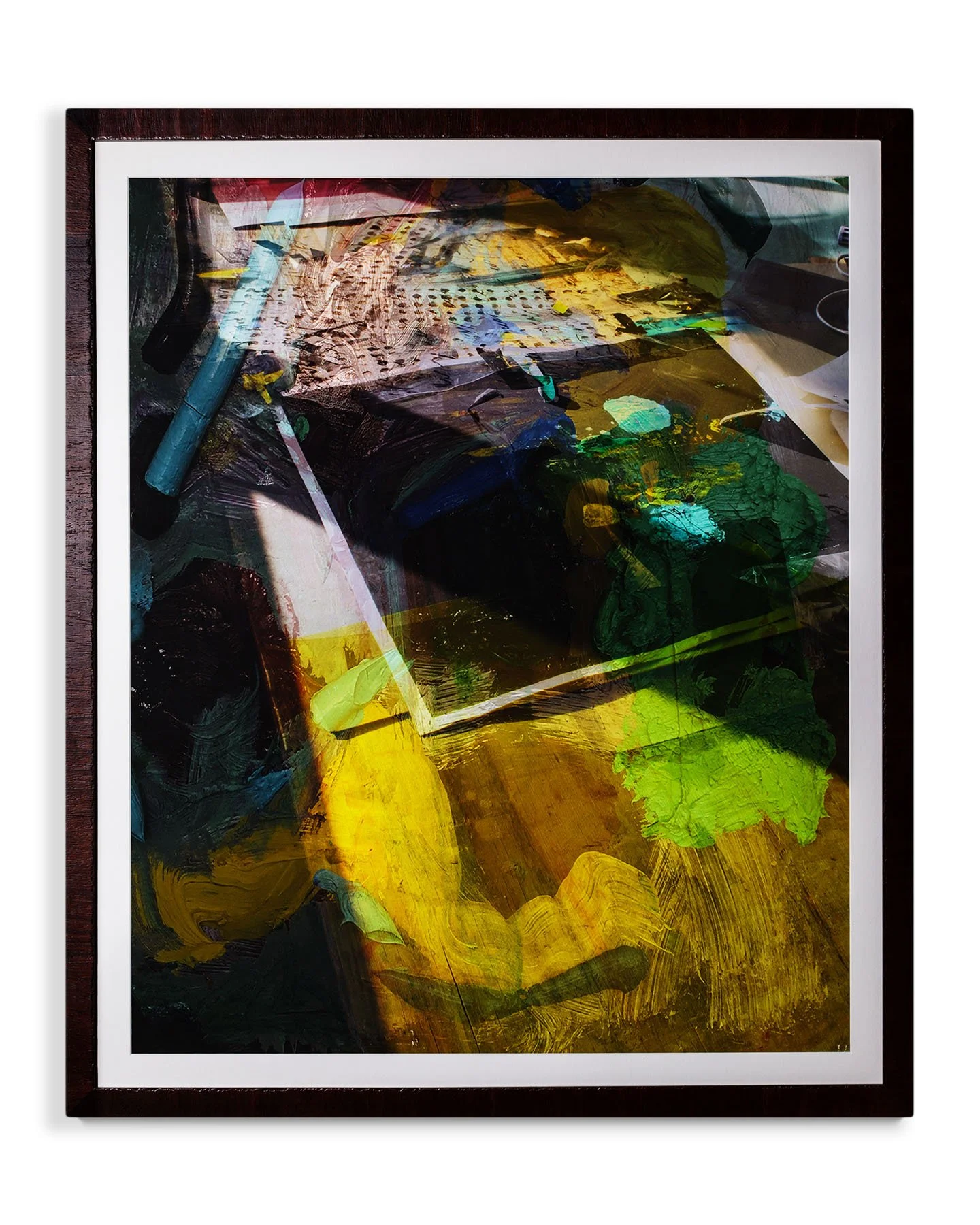 "Alchemy of the Work Table", 2019, giclée on paper, 39 x 33in