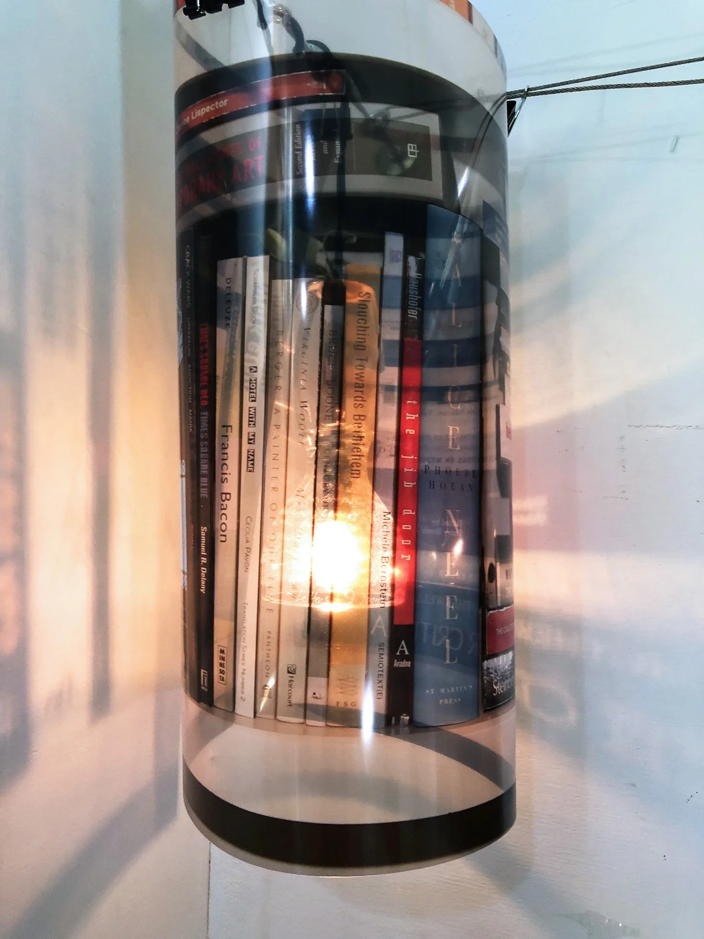Detail of Bed, 2018, dimensions variable, photomontage on transparency