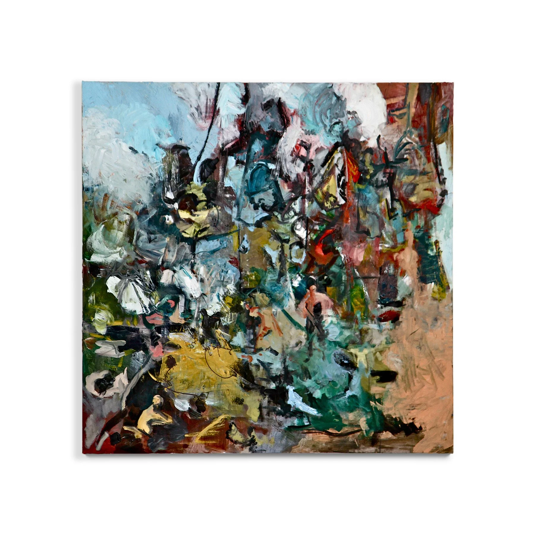 Untitled, 2012. Oil on canvas, 46 x 46 in
