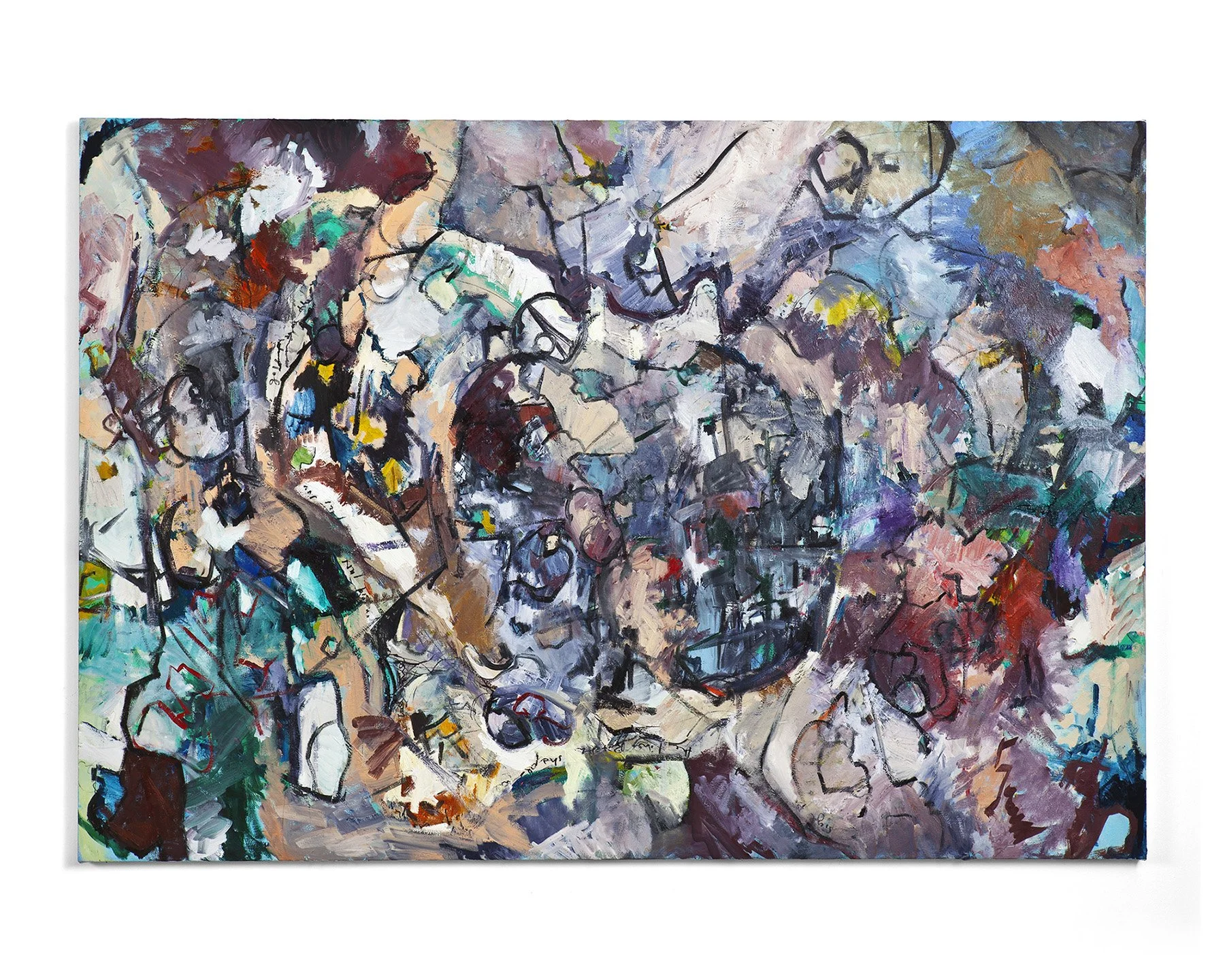 Pelvis, 2012. Oil on canvas, 72 x 50 in