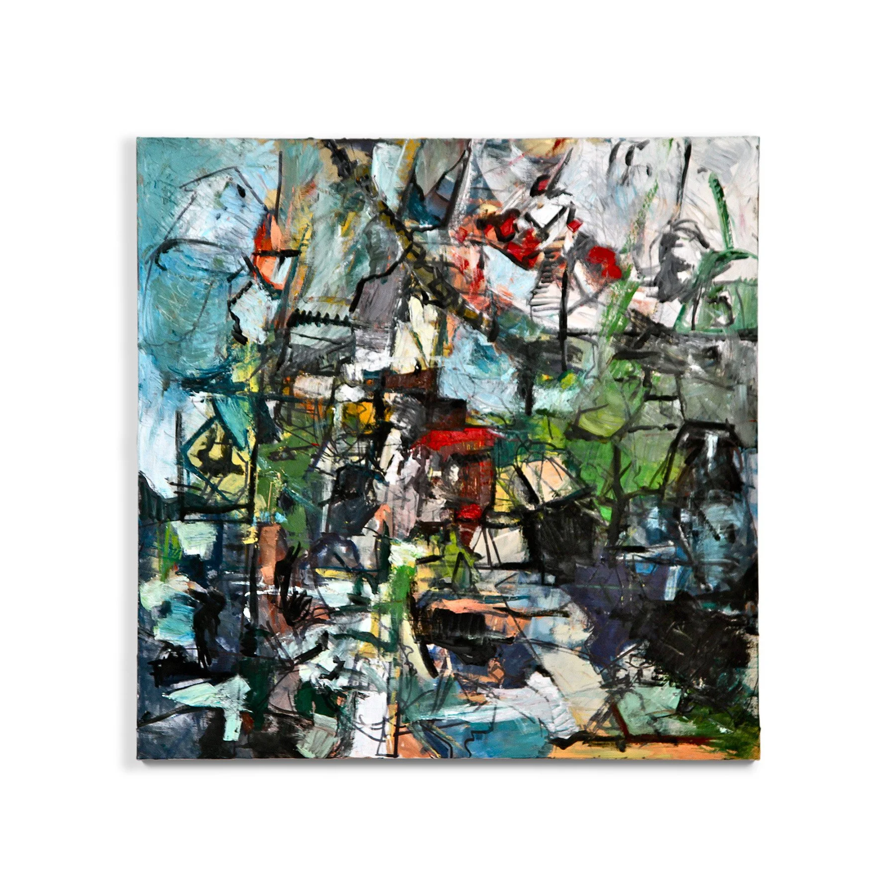 Untitled, 2012. Oil on canvas, 46 x 46 in