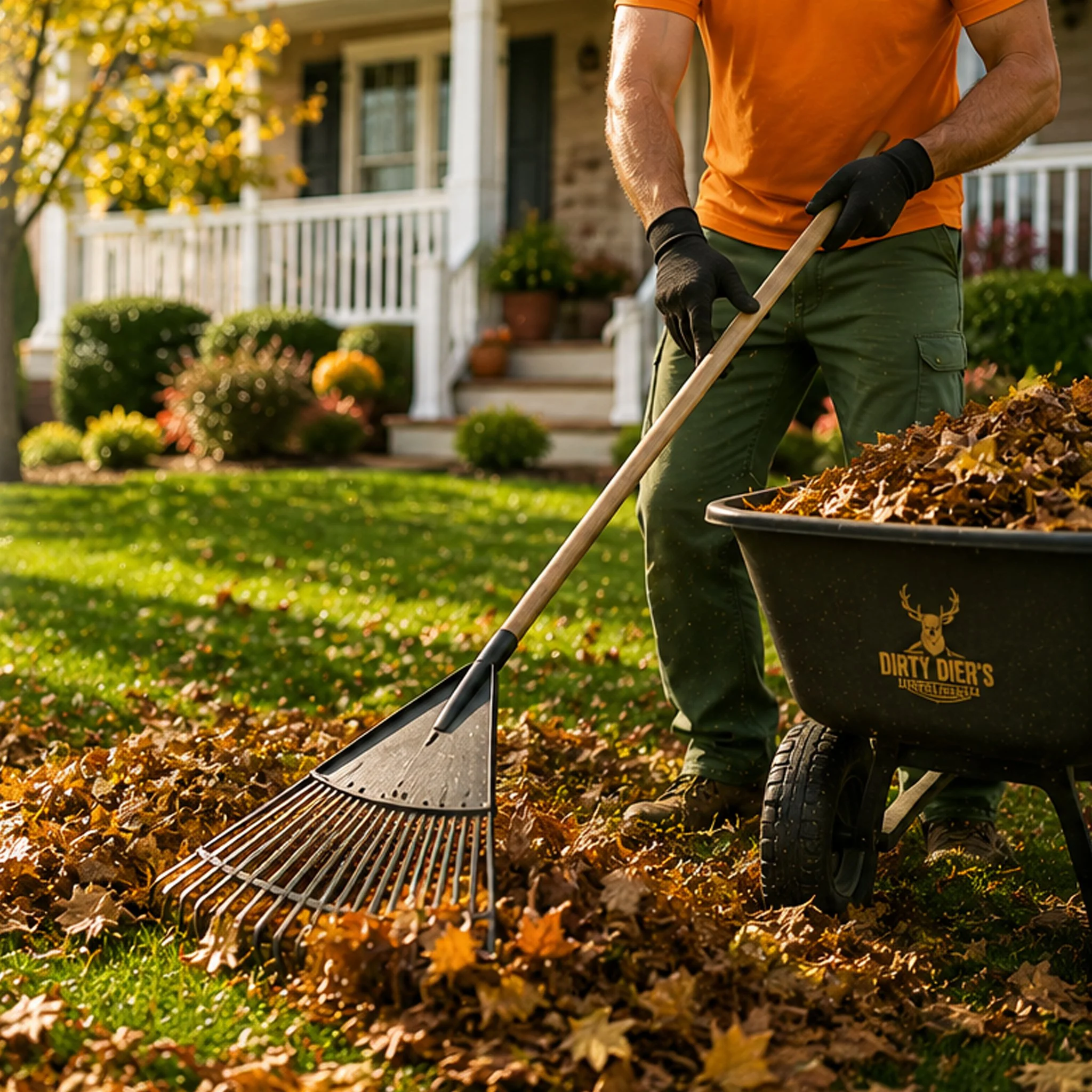 Lawn Cleanup & Mulching