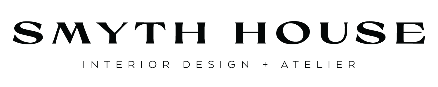 Smyth House Interior Design and Atelier logo in black text on white background.