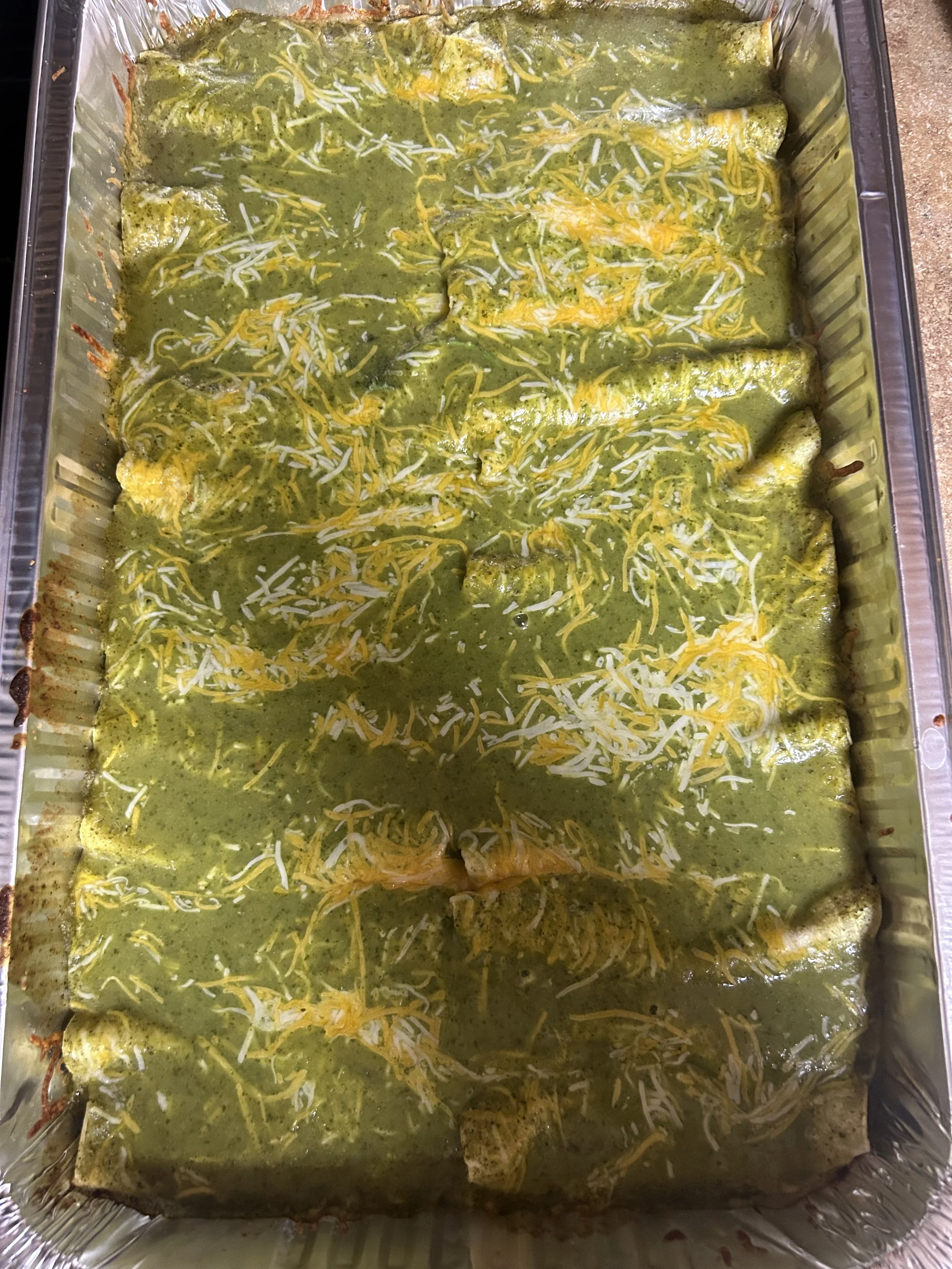 Monday July 6- Enchiladas Verde