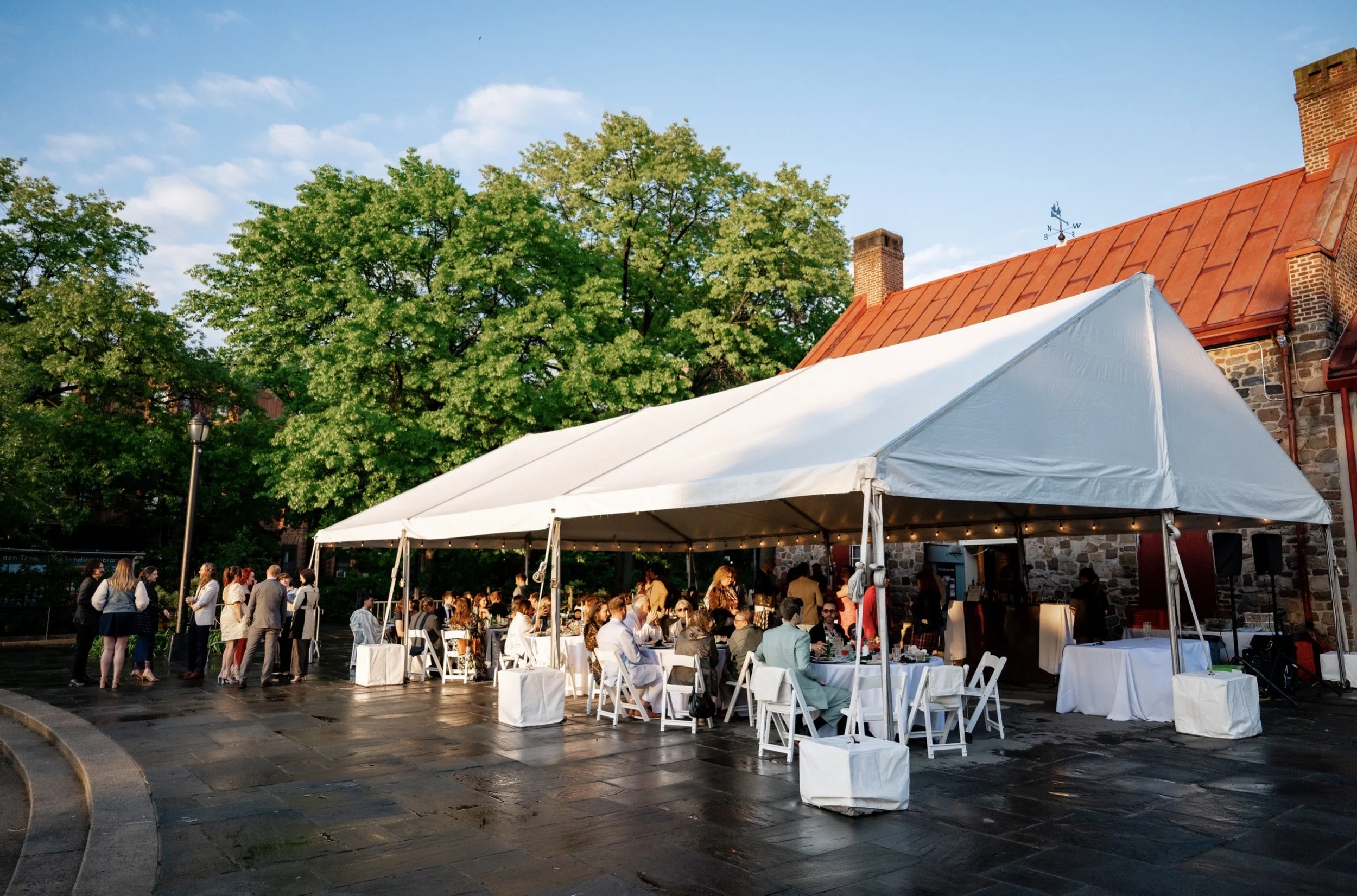 This wedding took place in the iconic Old Stone House of Brooklyn. A Historic House museum, Revolutionary War battle site, and a beautiful place for a celebration of love. 