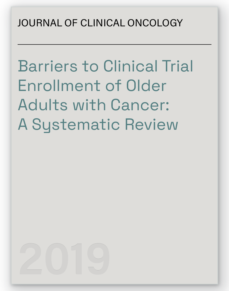 Strategies to Improve Participation of Older Adults in Cancer Research