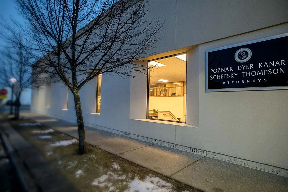 Exterior of PDKST Law Firm in Midland, Michigan, providing trusted legal services throughout the Great Lakes Bay Region.