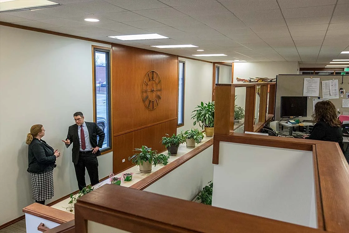 Inside the PDKST Law Firm office in Midland, Michigan, where attorneys and staff provide professional legal services in a welcoming environment.