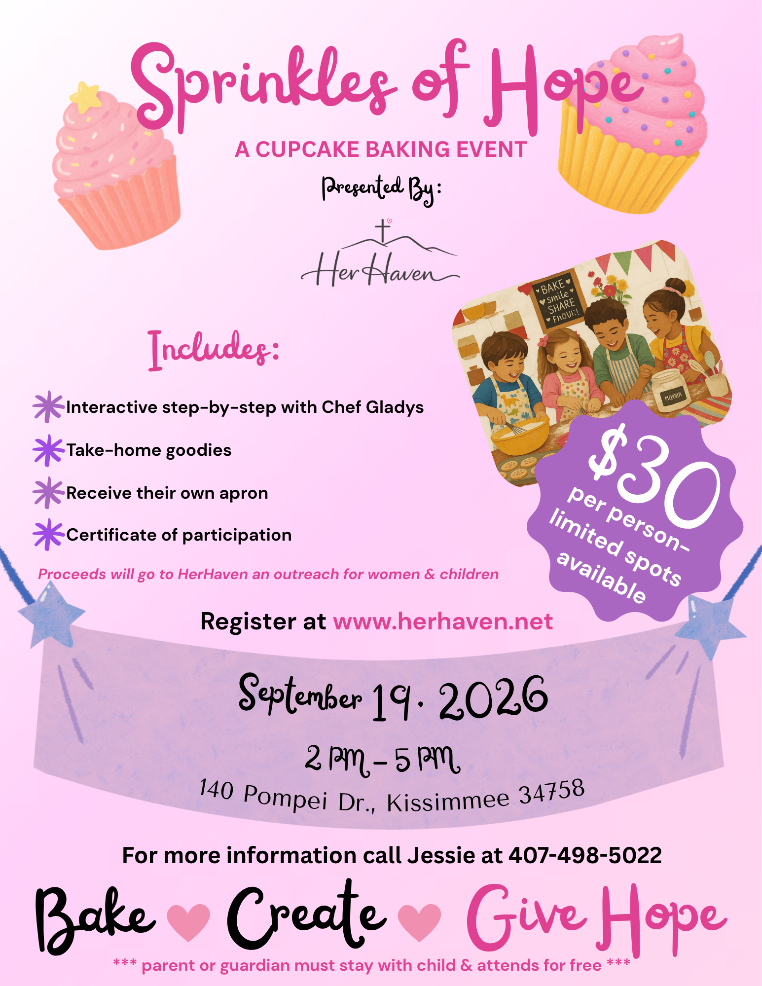 Sprinkles of Hope: Cupcake Baking Event