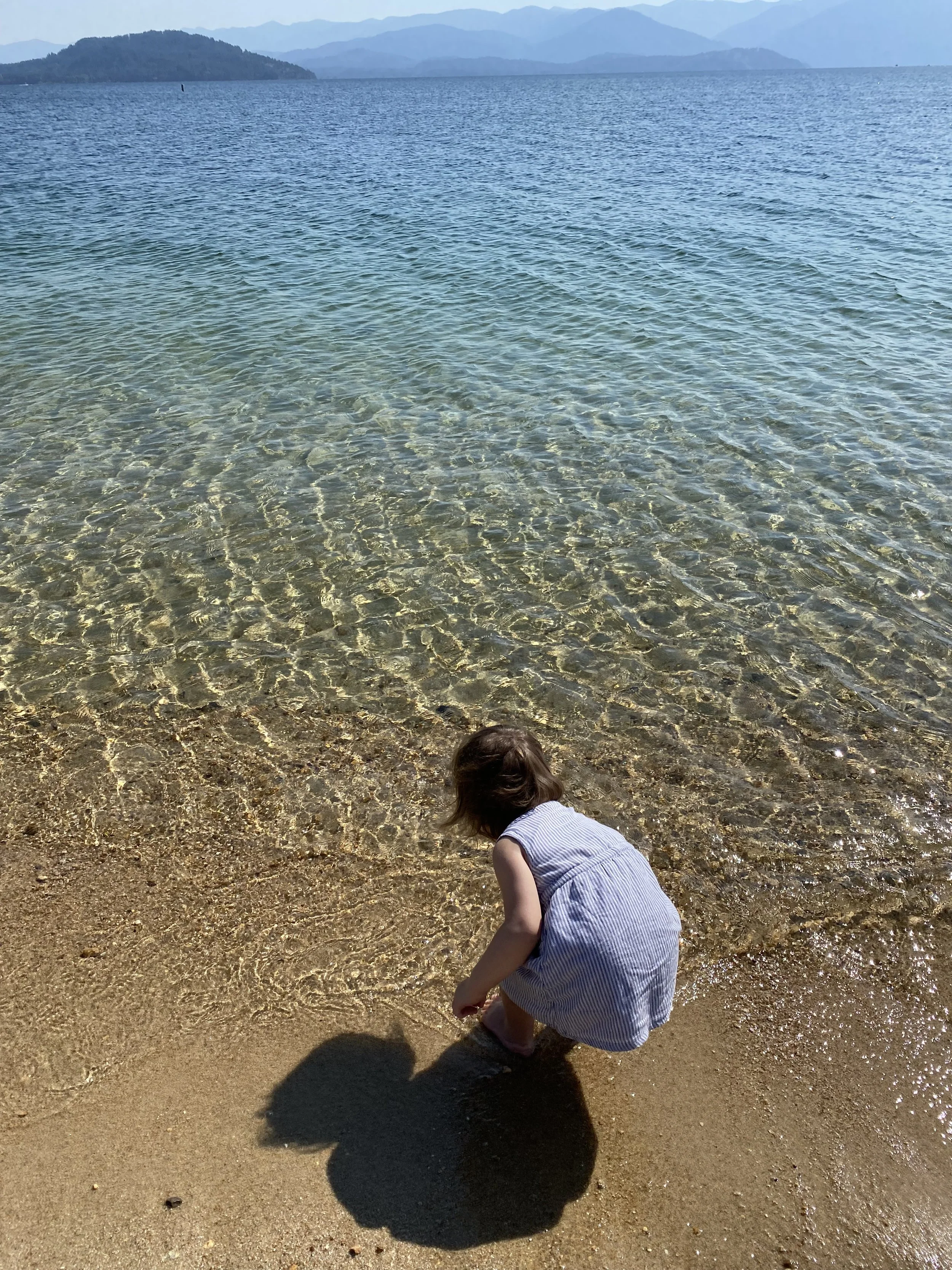 Child at Sandpoint City Beach