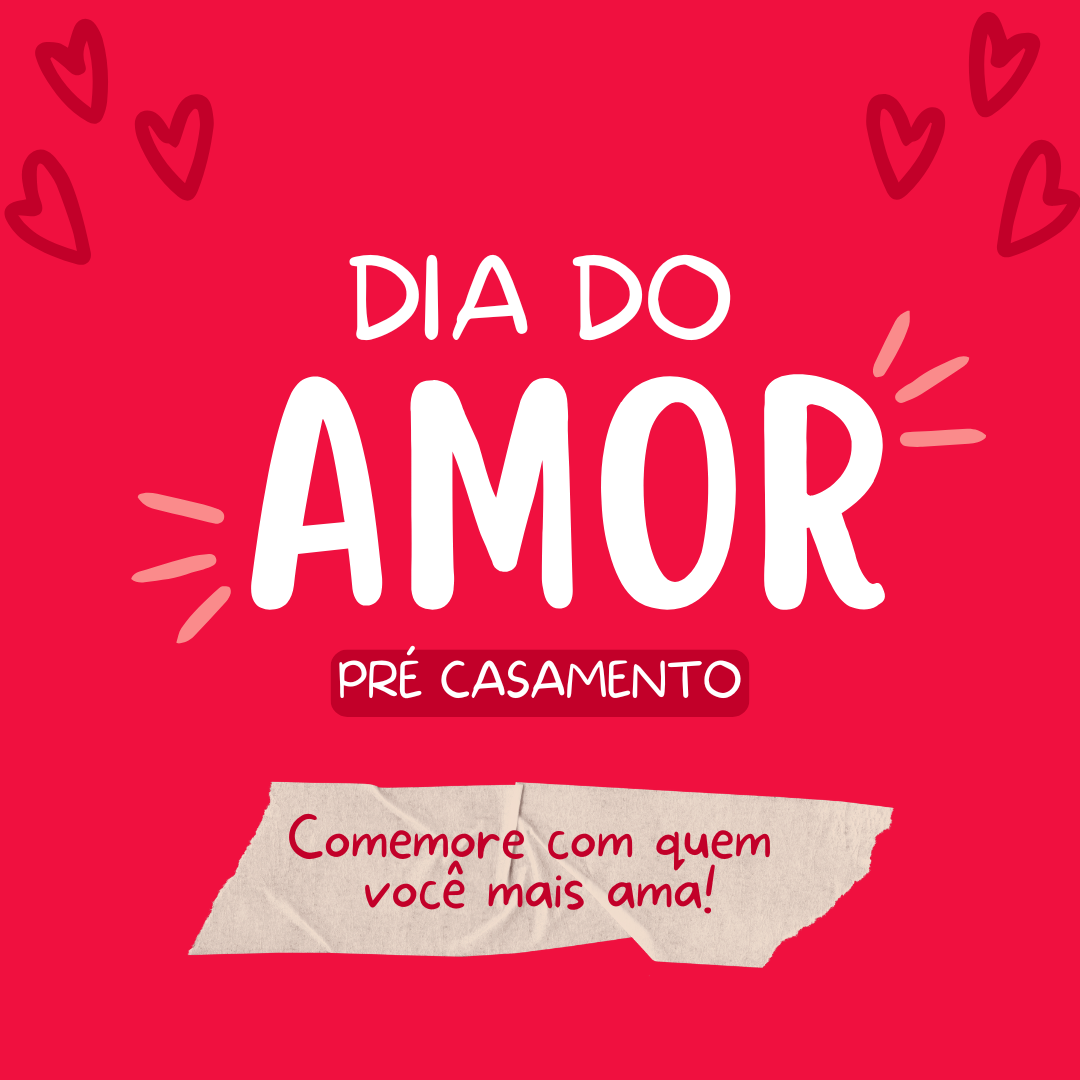Post para Instagram Dia do Amor Romântico Vermelho e Branco.png