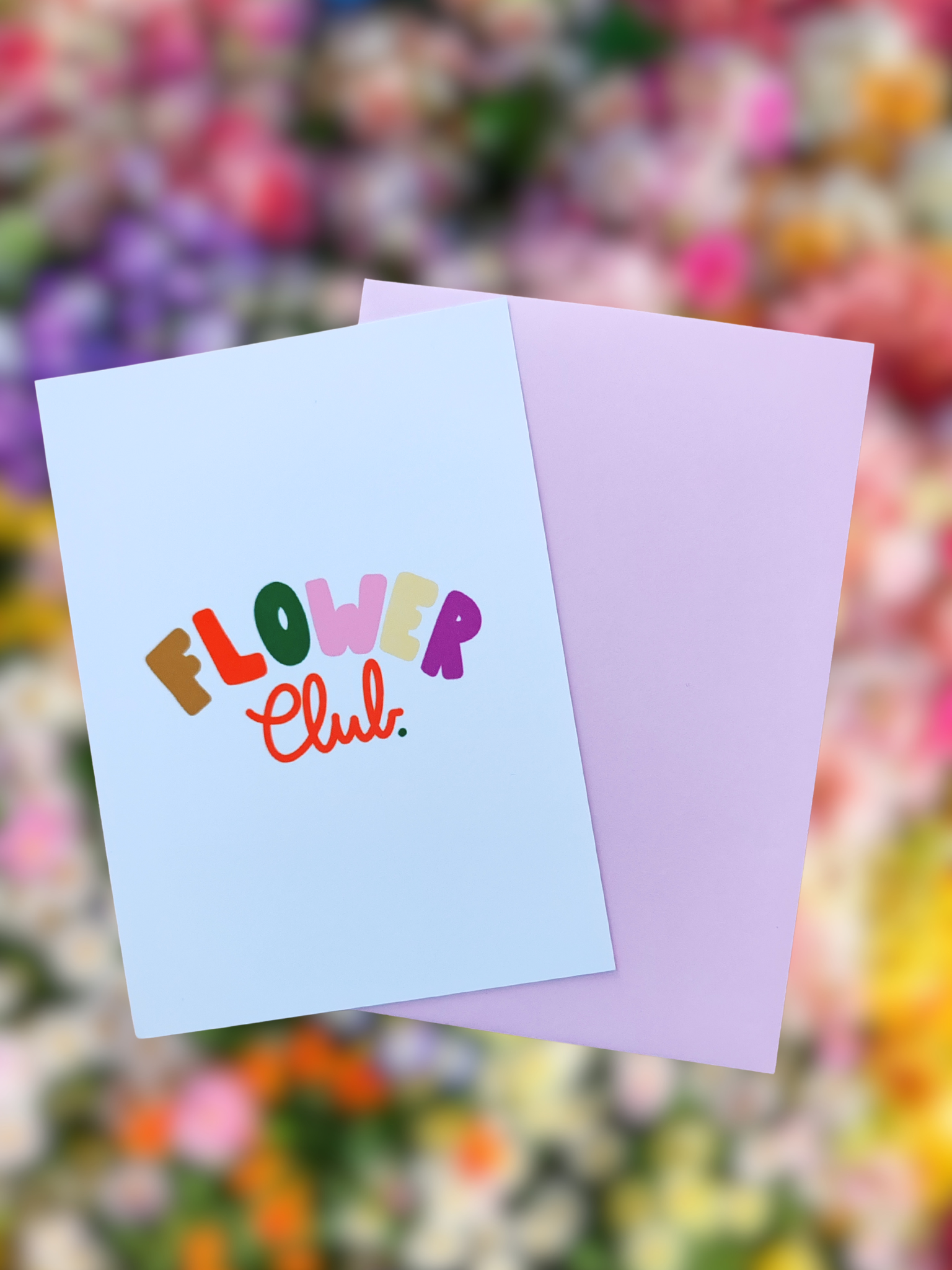 Carte A6 - Flower club