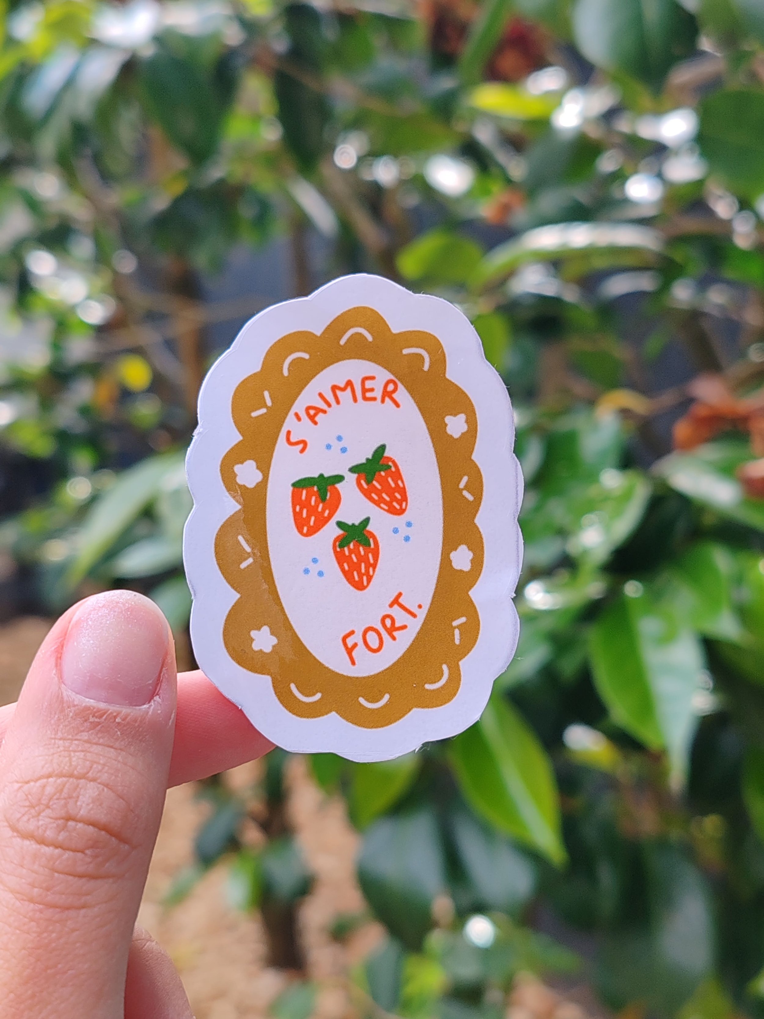 Sticker - S'aimer fort