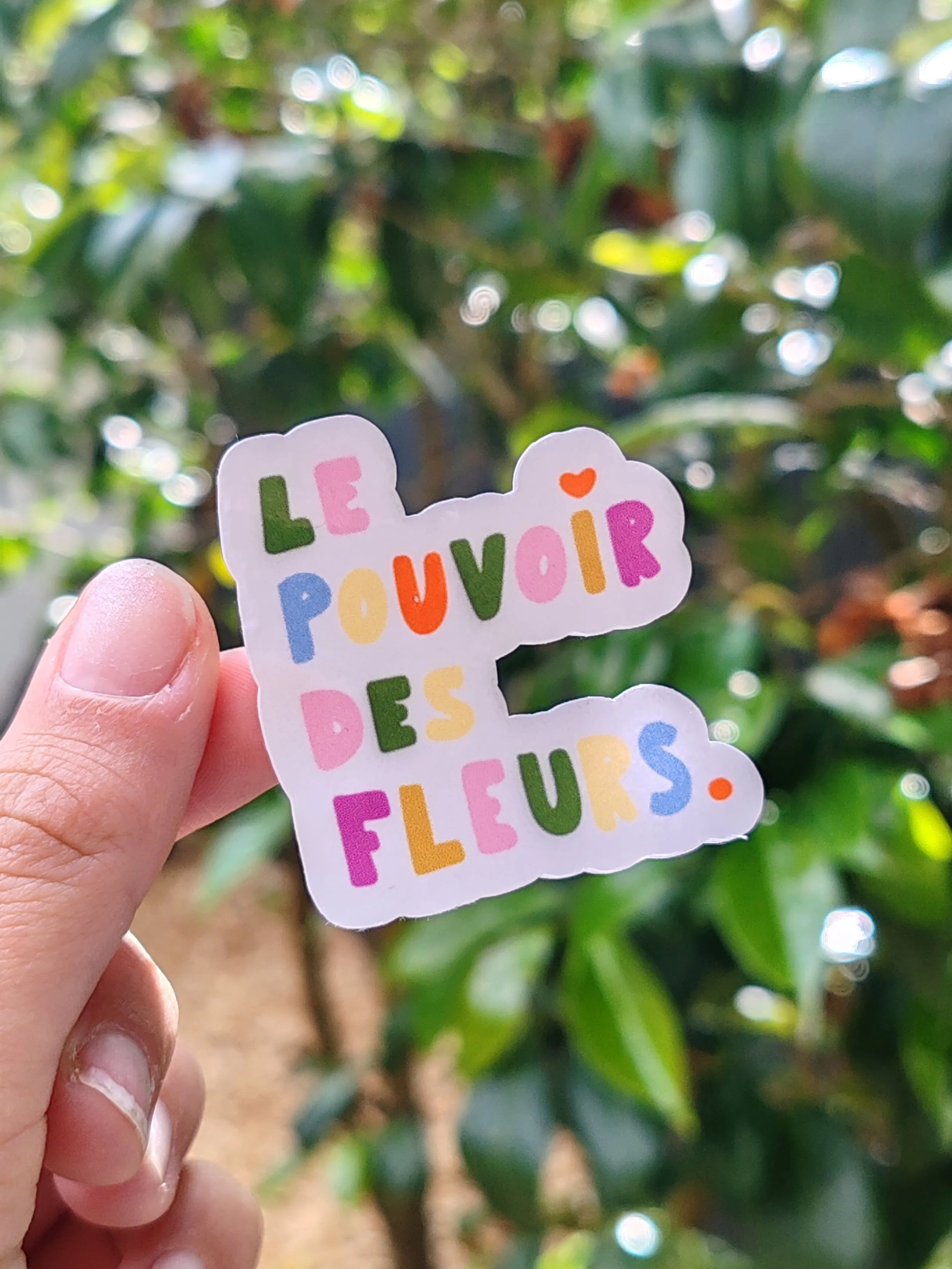 Sticker - Le pouvoir des fleurs