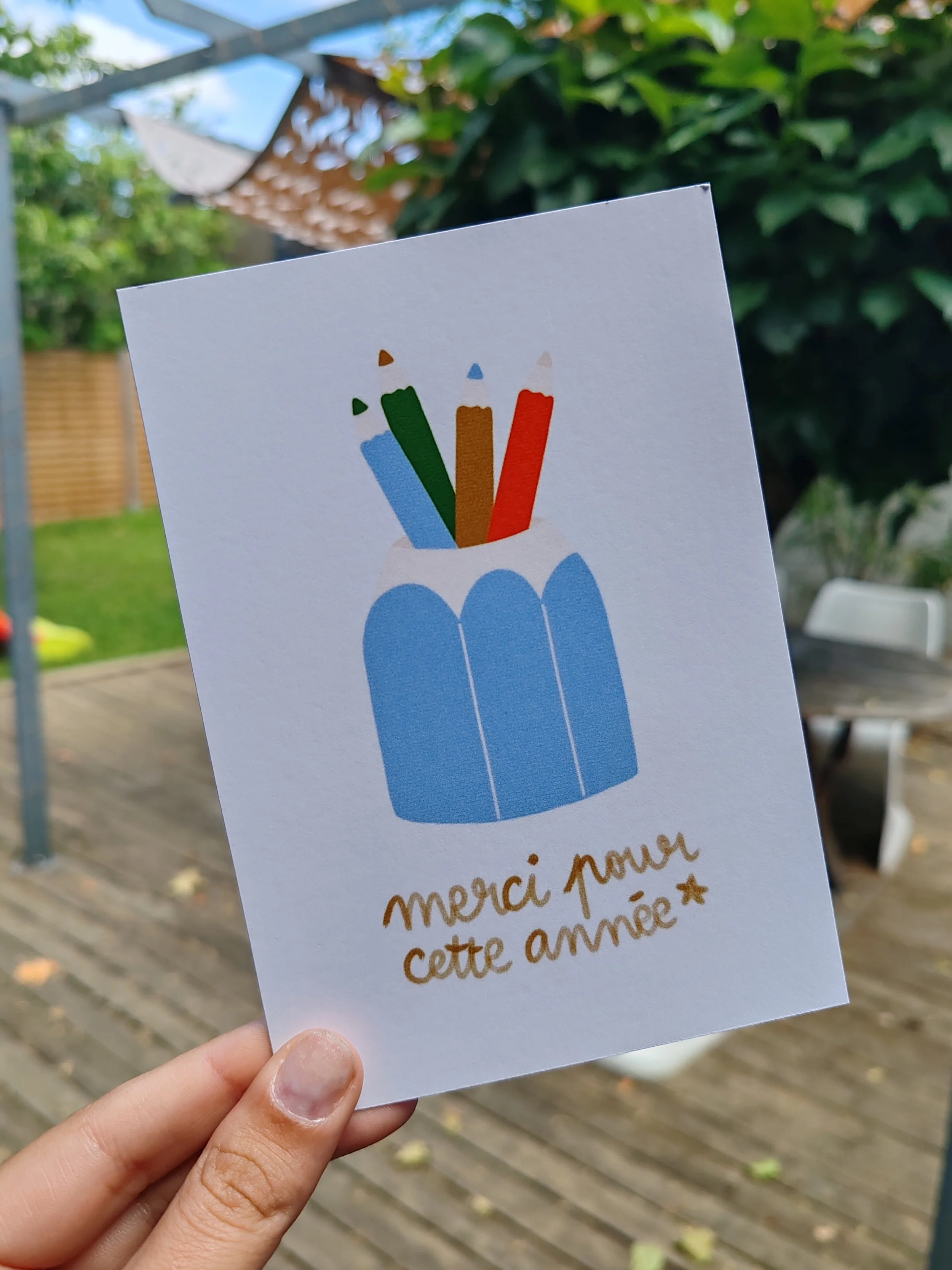 Carte A6 - Merci pour cette année